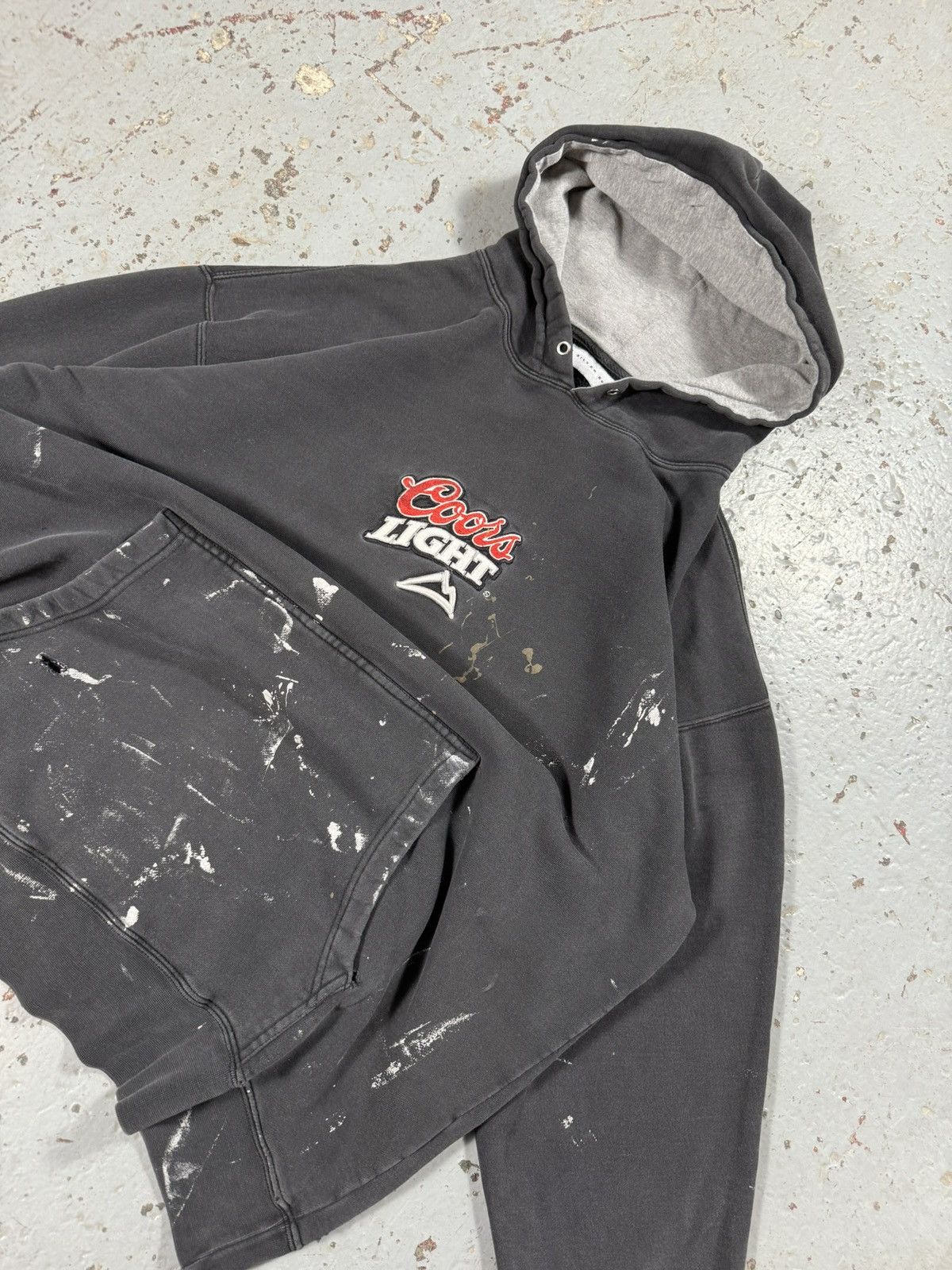 Other Vintage Distressed Thrashed Coors Light Painter Splas Hoodie Size US XL / EU 56 / 4 - 2 Thumbnail