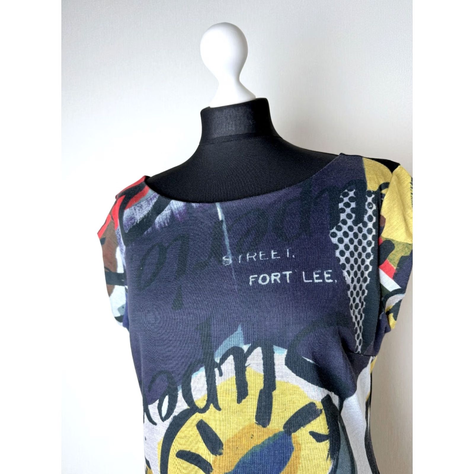Desigual Desigual Dress Multicoloured Knee Length A-Line XL Womens 57V20M1 Size XL / US 12-14 / IT 48-50 - 2 Thumbnail