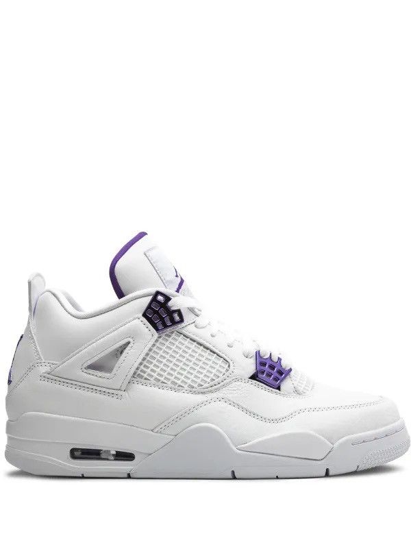 Jordan Brand Nike Jordan 4 Retro in Purple Metallic Size US 7.5 / EU 40-41 - 8 Thumbnail