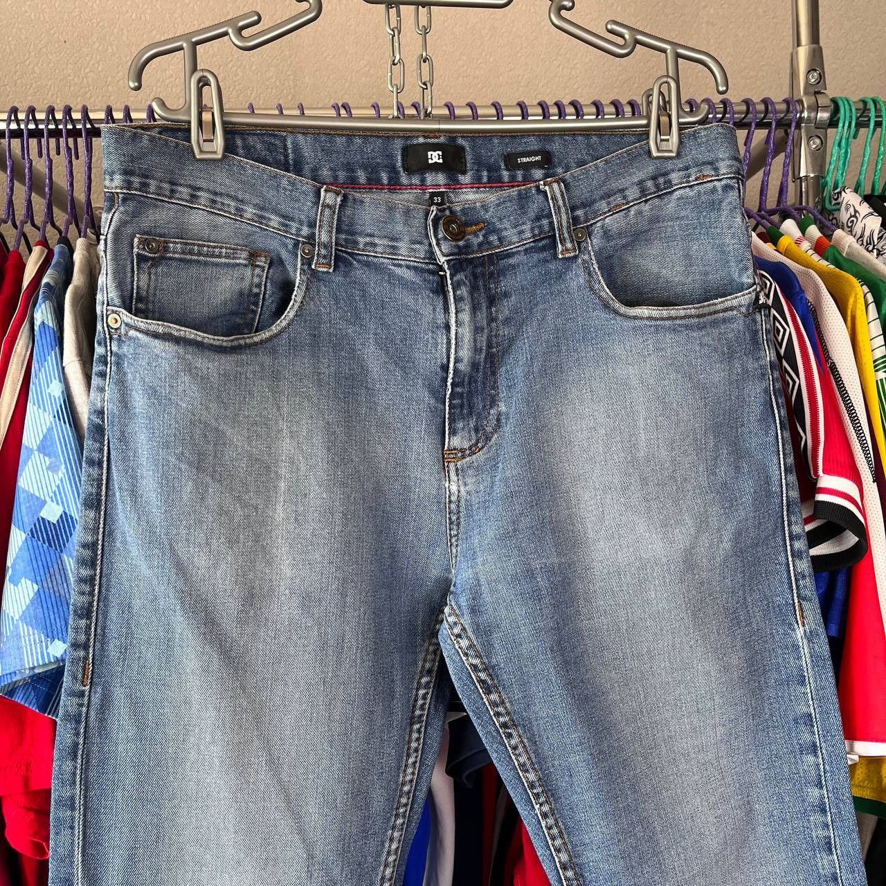 DC DC Shoes Big Logo Skater Rap Denim Pants Jeans SK8 Size 33 Size US 33 - 6 Thumbnail