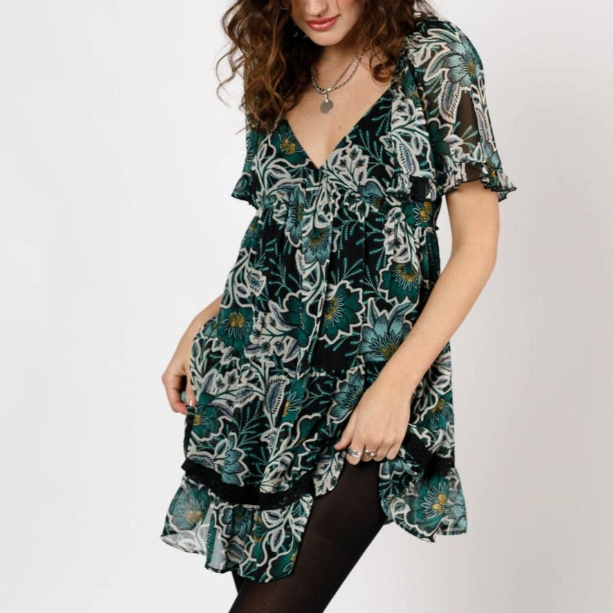 Other NWT B.O.G. Band of the Free Maisie Floral Dress Sz. XS [2] Size XS / US 0-2 / IT 36-38 - 4 Thumbnail