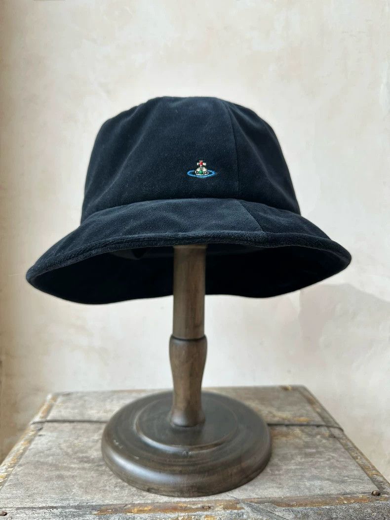 Vivienne Westwood Vivienne Westwood 90s Black Bucket Hat Size ONE SIZE - 1 Thumbnail