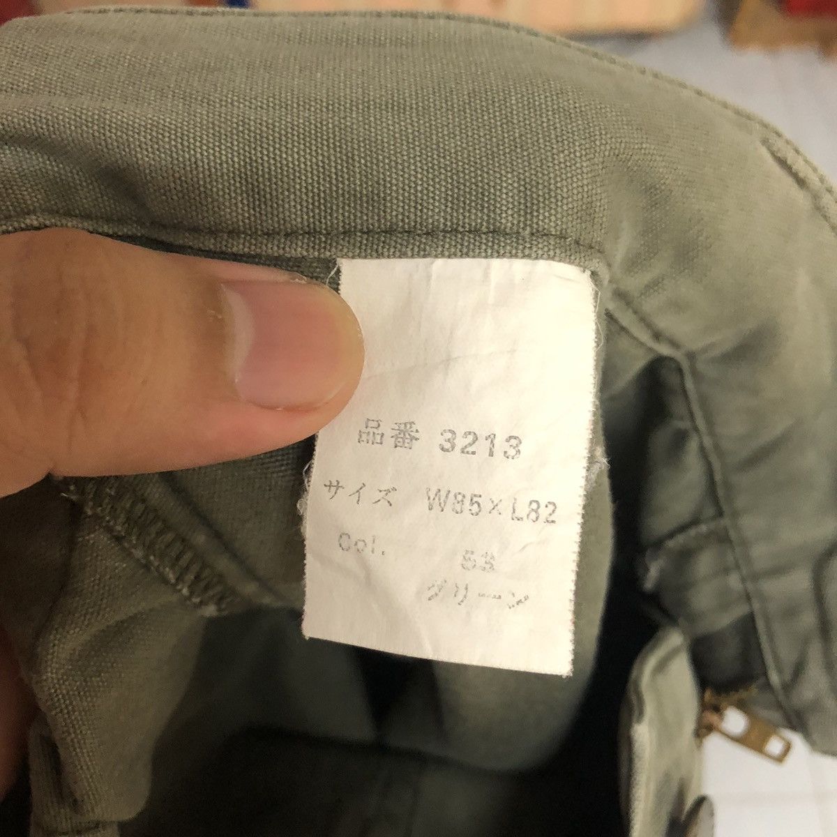 Japanese Brand DL Top Jaunty Green Cargo Multipocket Pants #C757 Size US 32 / EU 48 - 19 Thumbnail