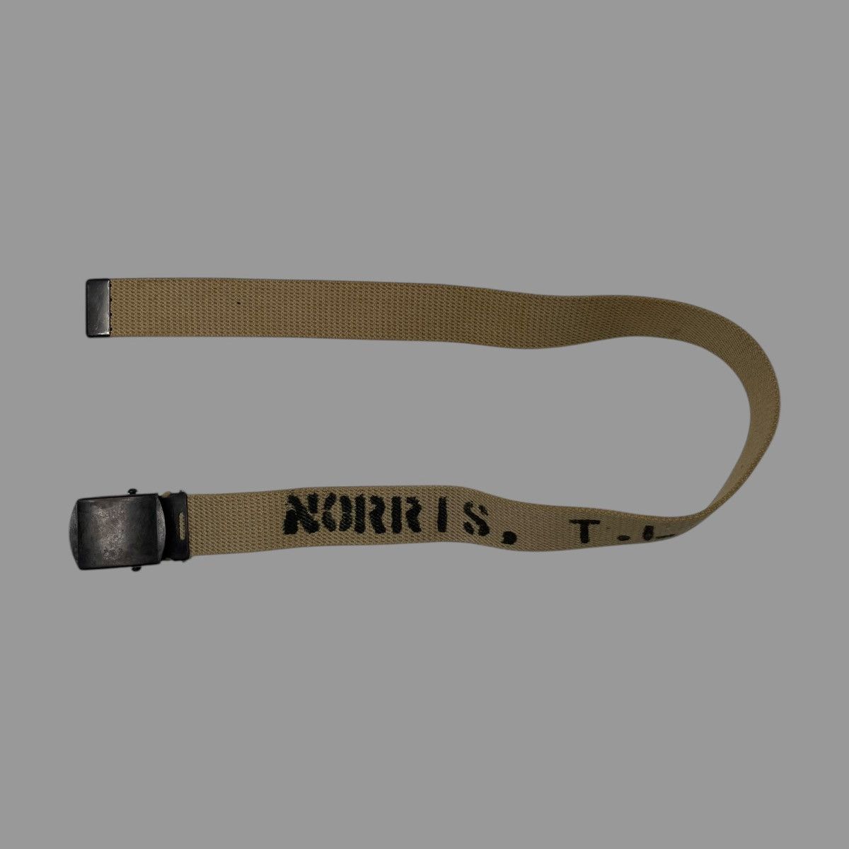 Vintage Vintage 1960s stenciled military belt Size 28 - 1 Thumbnail