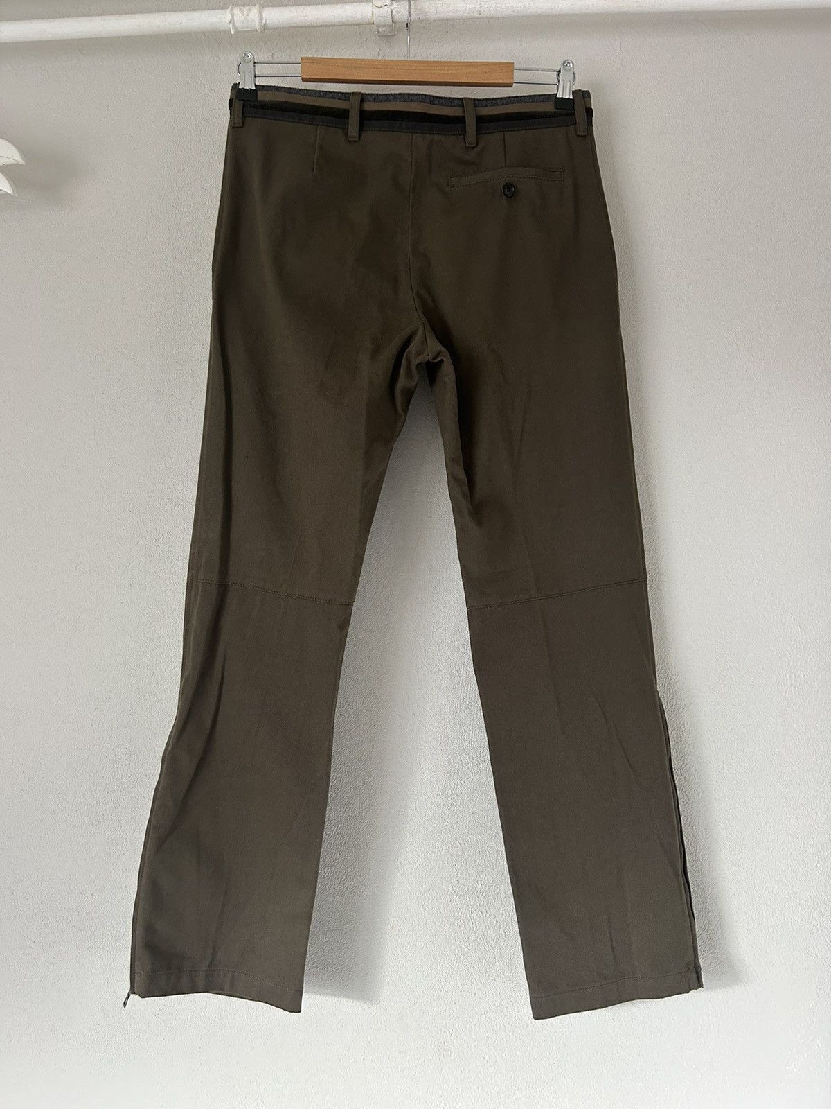 Prada Prada Technical Cotton Trousers with Zip Details Size US 32 / EU 48 - 18 Thumbnail
