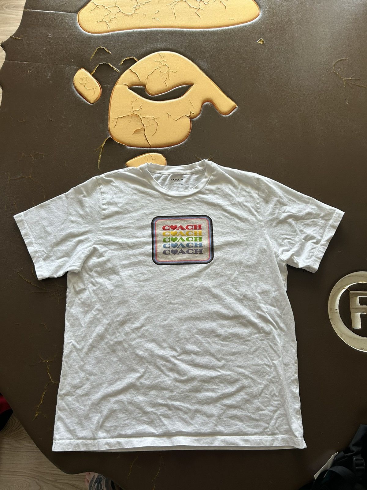 Coach Coach repeat logo tee white Size US XXL / EU 58 / 5 - 1 Thumbnail