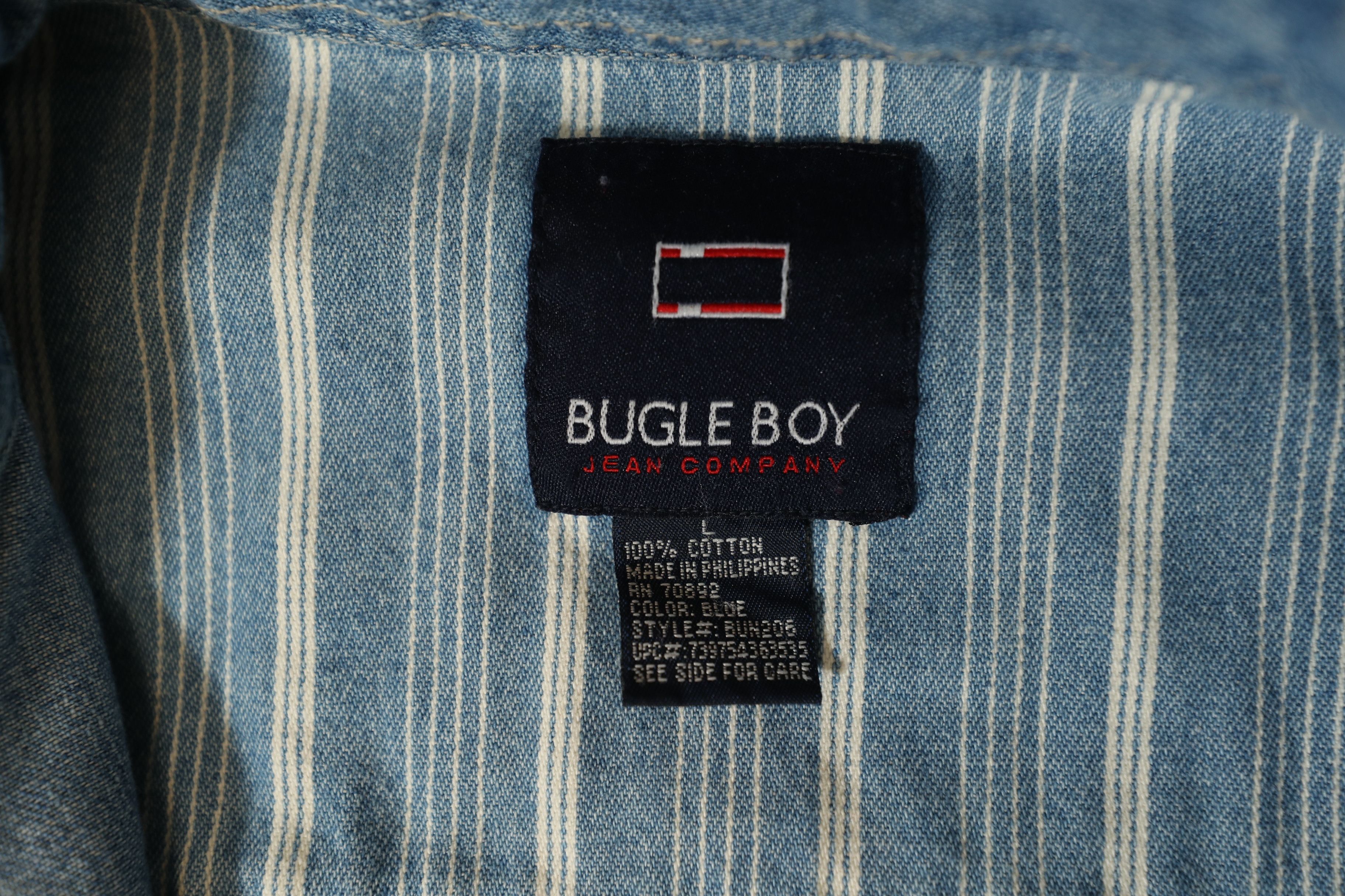 Bugle Boy Bugle Boy Premium Denim Button Down Shirt (L) Size US L / EU 52-54 / 3 - 12 Thumbnail