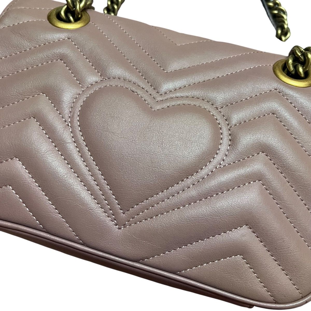 Gucci Gucci GG Marmont Leather Small Bag Shoulder Chain Size ONE SIZE - 5 Thumbnail