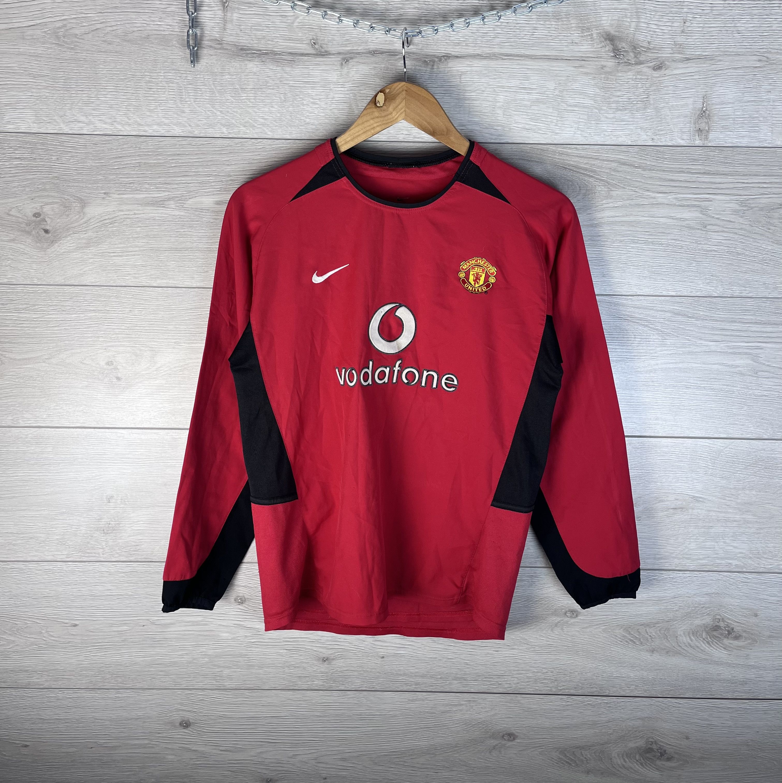 Nike Vintage men's Manchester United 02/04s Nike jersey shirt Size US S / EU 44-46 / 1 - 1 Thumbnail