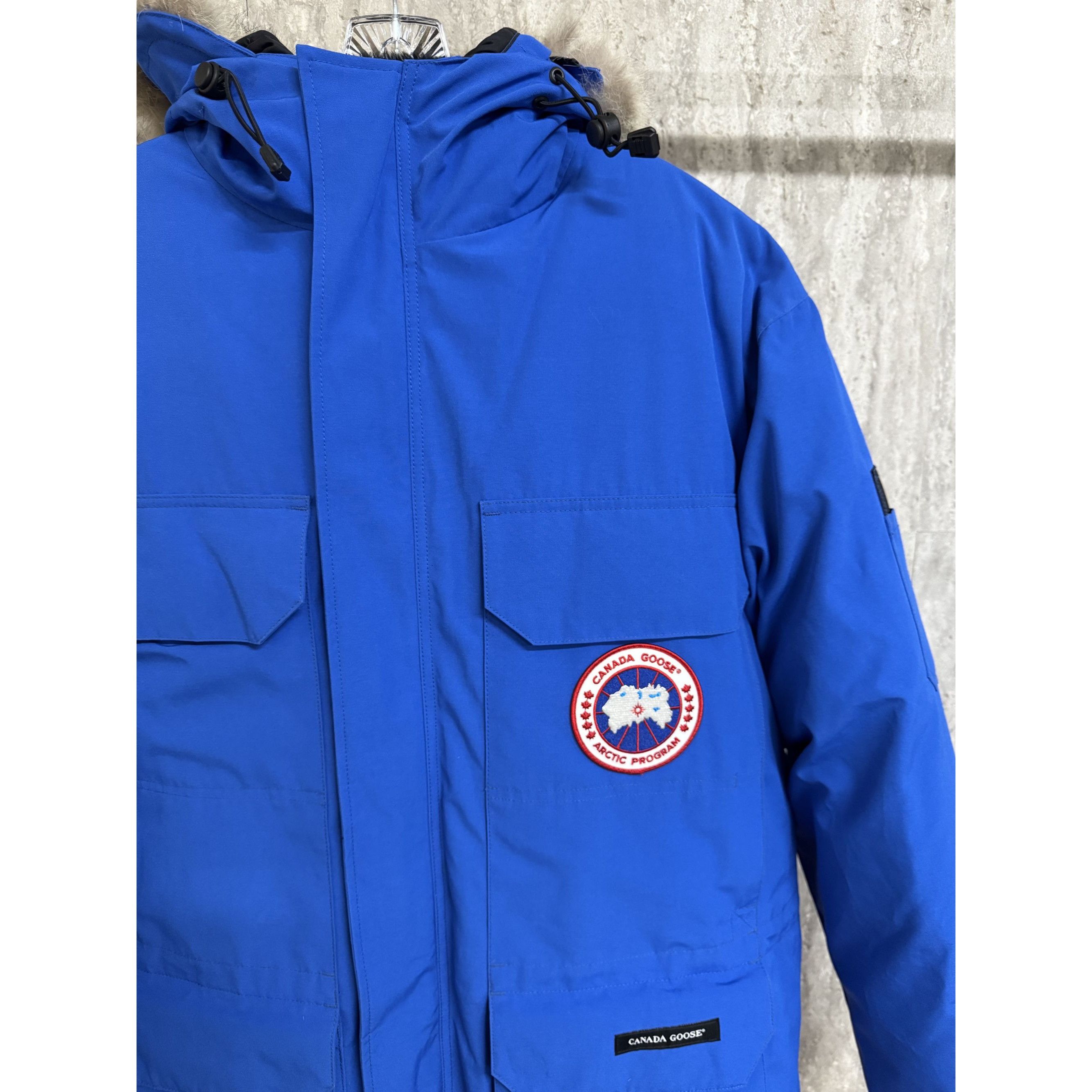Canada Goose Canada Goose Expedition Parka M/M Blue W/ Fur Trim Hood Arct Size US M / EU 48-50 / 2 - 12 Thumbnail