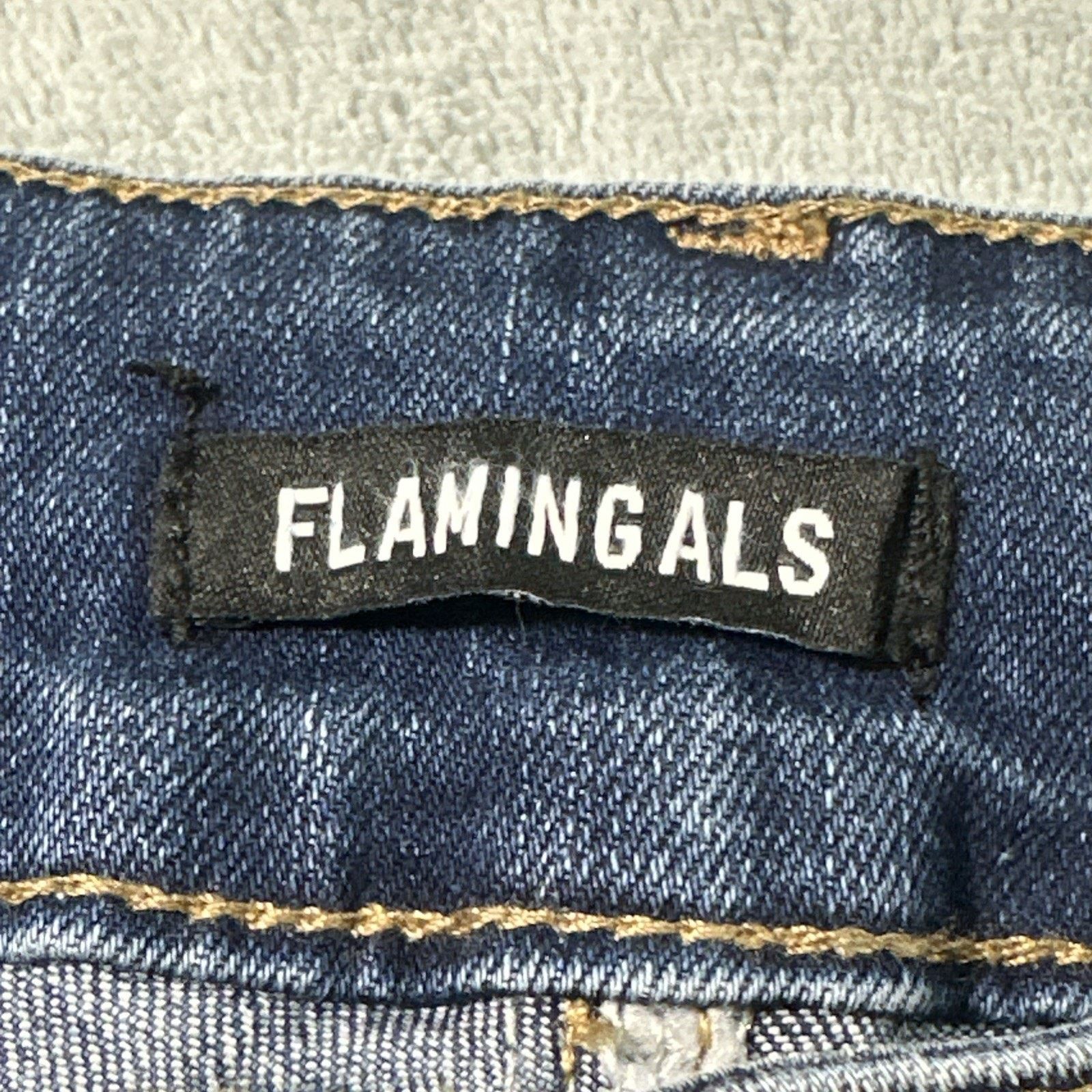 Asos Y2K 2000s Flamingals Beyond Baggy Jeans Wms 30x31 Small Size 30" / US 8 / IT 44 - 4 Thumbnail
