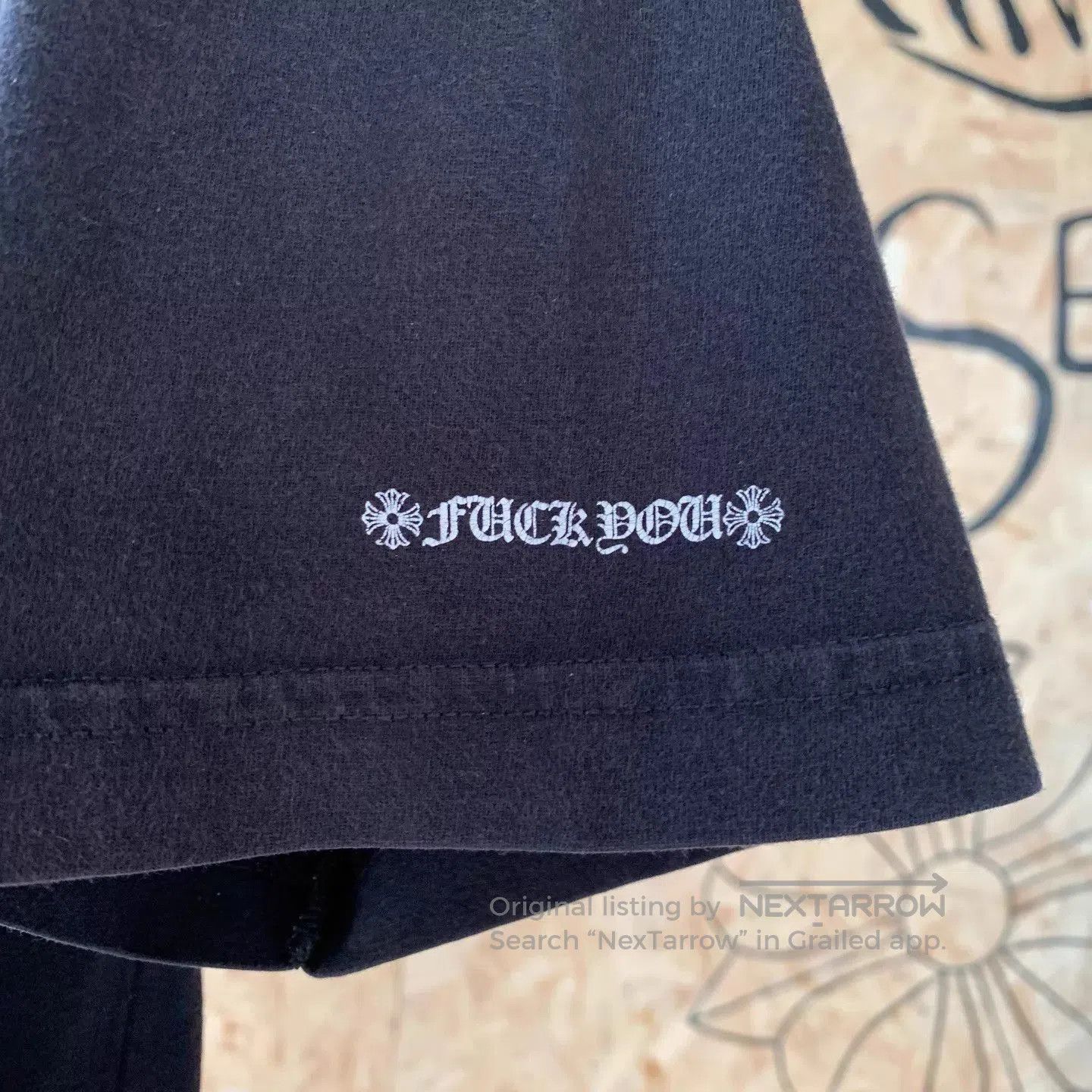 Chrome Hearts Black Short-Sleeve T-Shirt with Pocket (XL). Size US XL / EU 56 / 4 - 4 Thumbnail