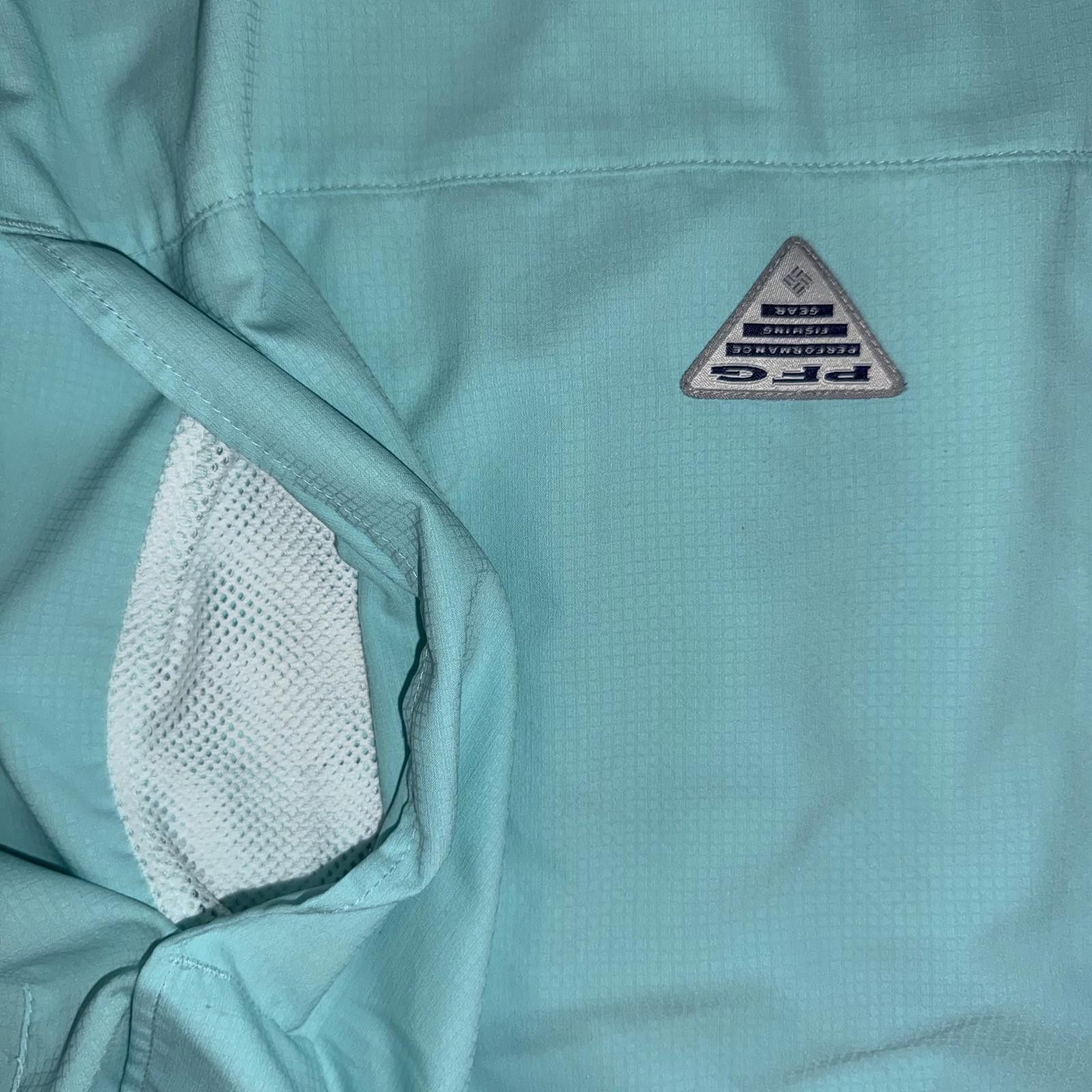 Columbia Columbia PFG Omni-Shade Shirt Mens L Blue Fishing Outdoor Size US L / EU 52-54 / 3 - 9 Thumbnail