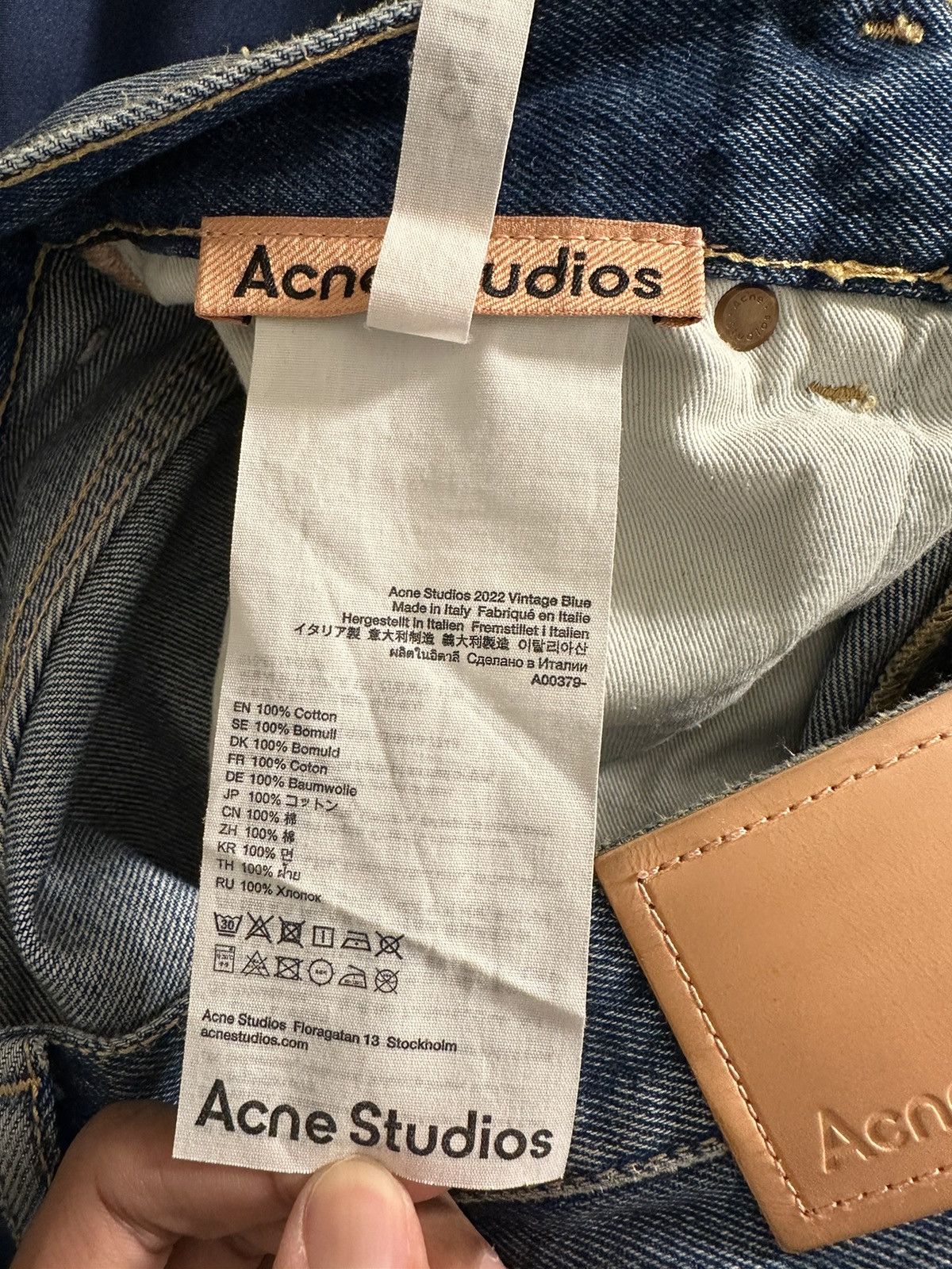 Acne Studios Acne Studios 2022f Vintage Blue Size US 30 / EU 46 - 8 Thumbnail