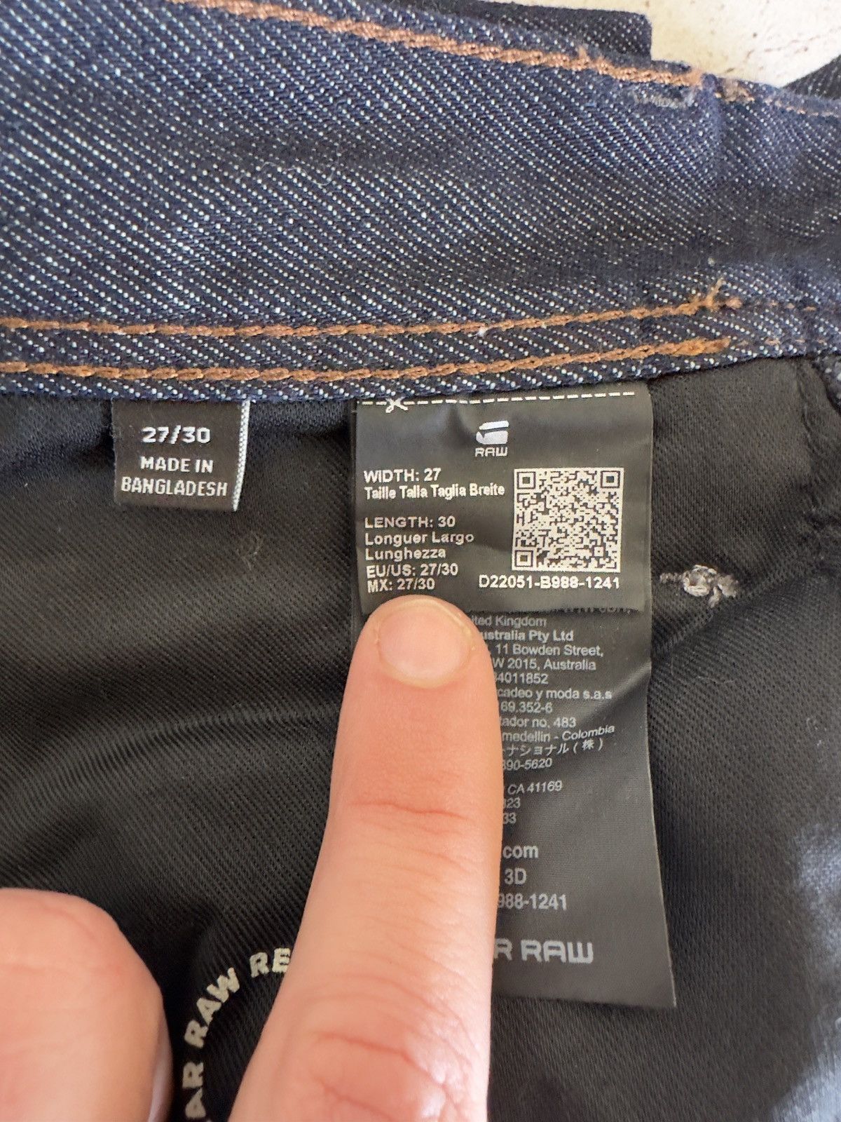 G-Star G Star Raw 3D Arc Denim Jeans Size 27/30 Size US 27 - 10 Thumbnail