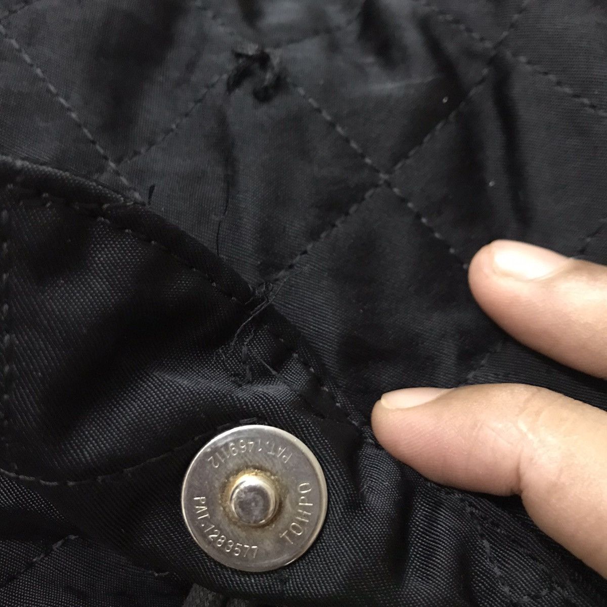 Designer × Sonia Rykiel Sonia Rykiel Quilted Nylon Single Button Mini Backpack Size ONE SIZE - 9 Thumbnail