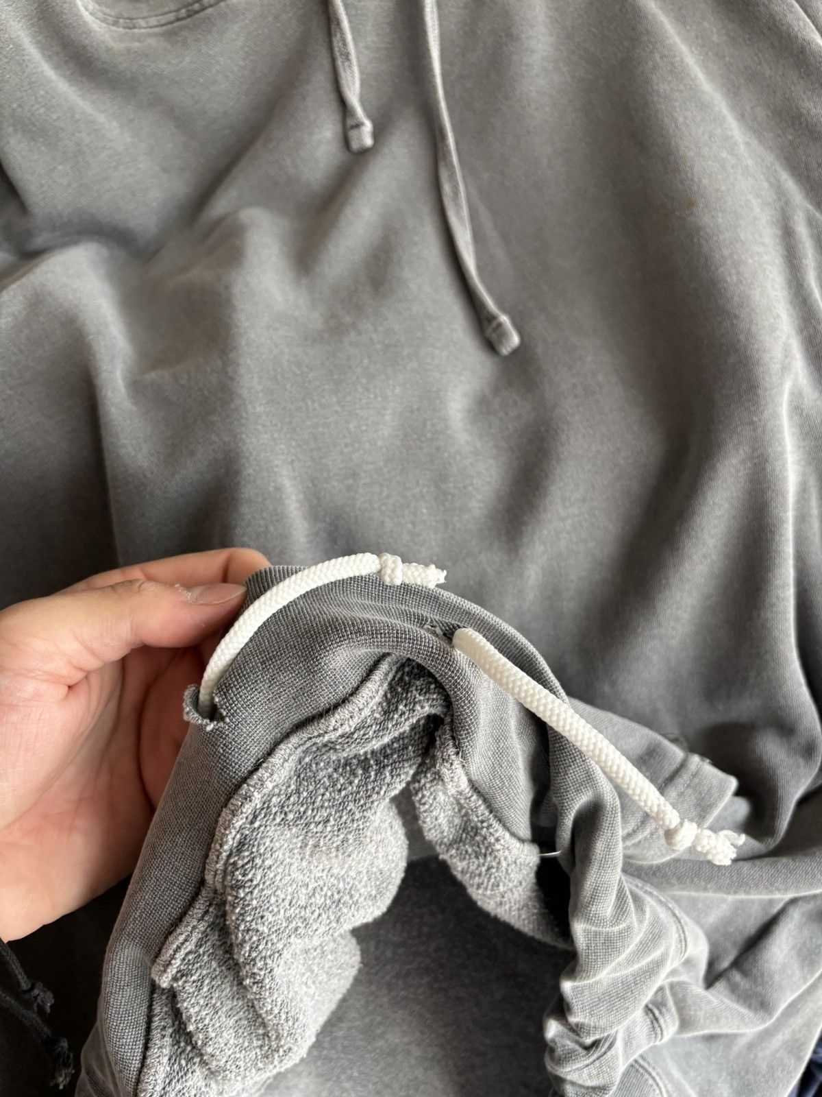 Other Crazy Vintage Wash Faded Grey Boxy Fit Hoodie Size US XL / EU 56 / 4 - 8 Thumbnail