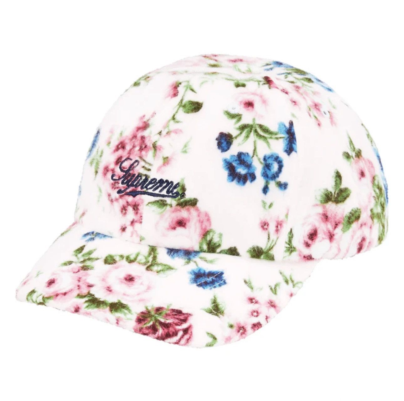 Supreme Supreme floral flannel 6-panel white PRESALE Size ONE SIZE - 1 Thumbnail