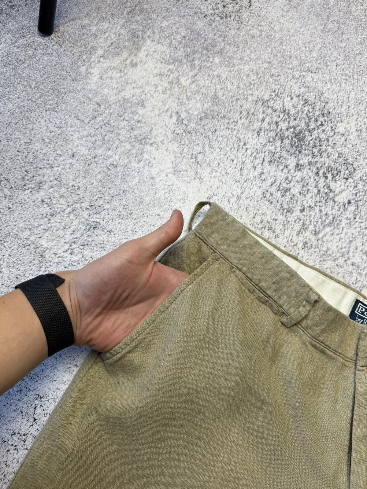 Polo Ralph Lauren Vintage Polo Ralph Lauren Linen Shorts Old Money Size 34 Size US 34 / EU 50 - 11 Thumbnail