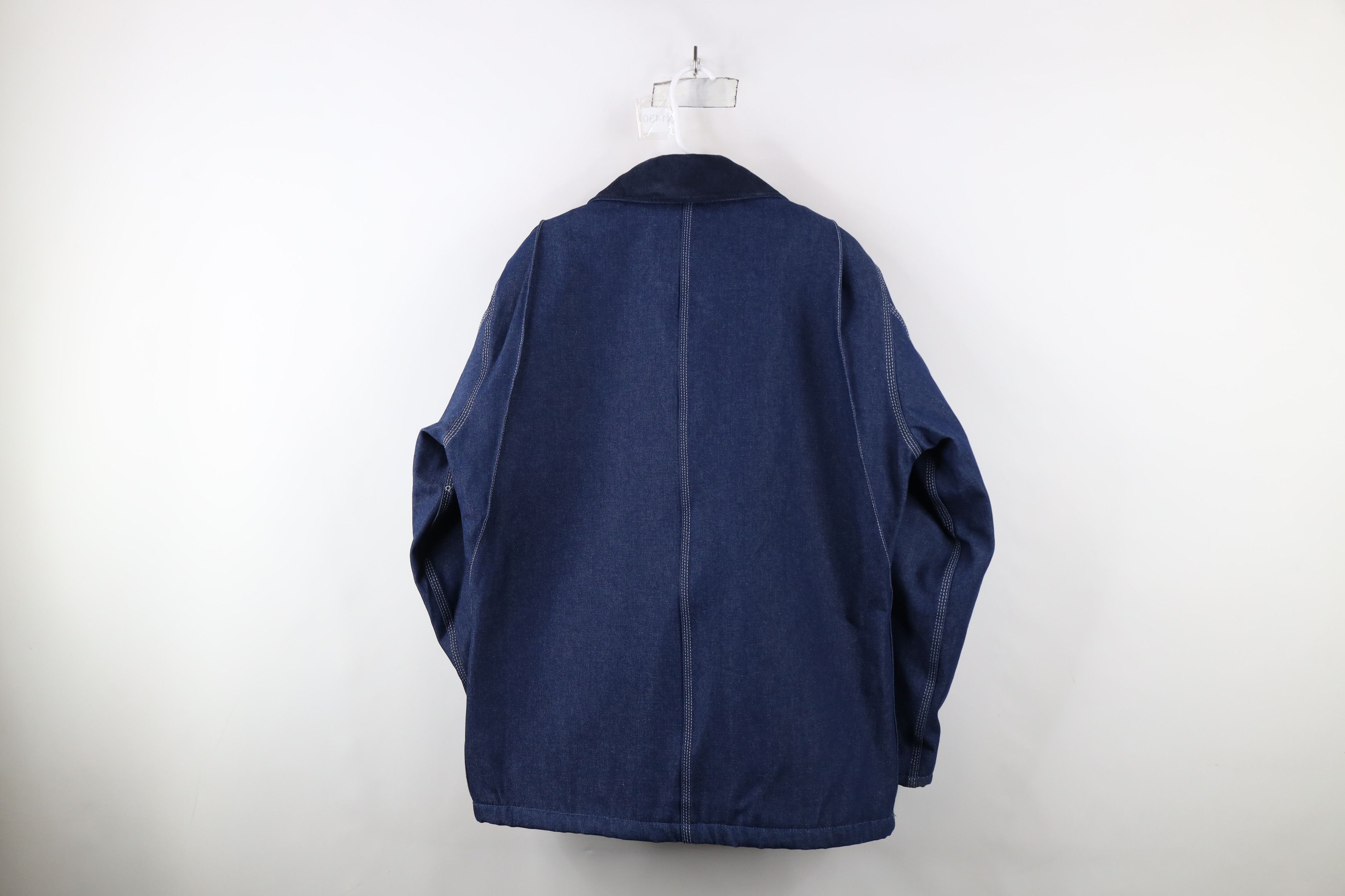 Dickies × Vintage Vintage 90s Dickies Blanket Lined Denim Chore Barn Jacket Size US L / EU 52-54 / 3 - 14 Thumbnail