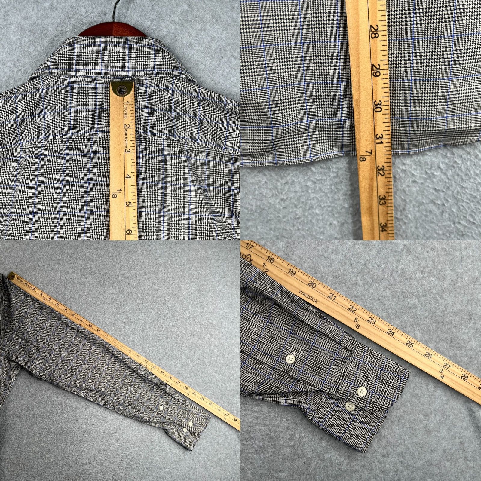 Ralph Lauren Lauren Ralph Lauren Shirt Slim Non Iron Glen Plaid Button Up Long Sleeve 15.5 Size US L / EU 52-54 / 3 - 8 Thumbnail