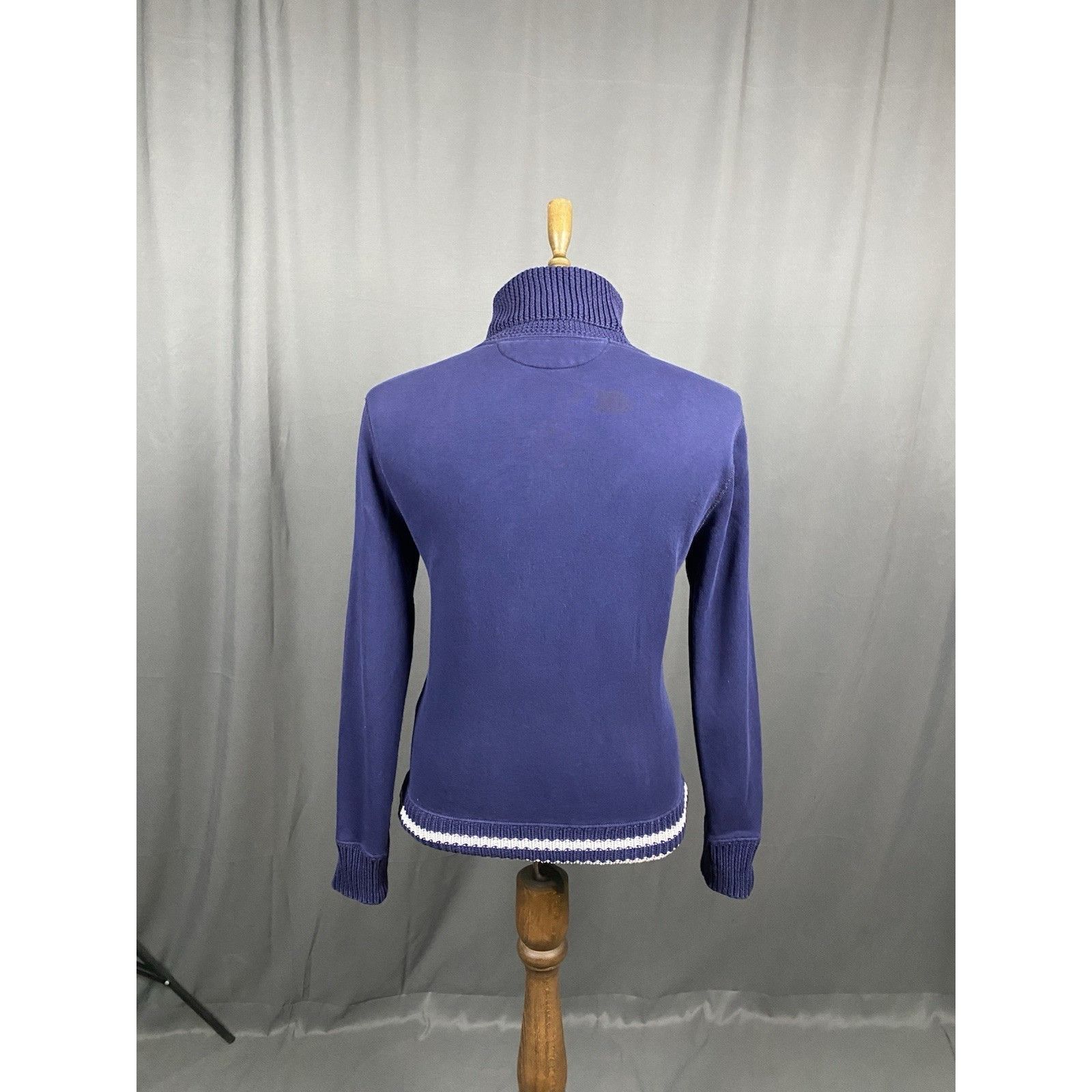 Polo Ralph Lauren Polo Ralph Lauren Big Logo Men's Blue High Neck Sweater Size Size US S / EU 44-46 / 1 - 7 Thumbnail