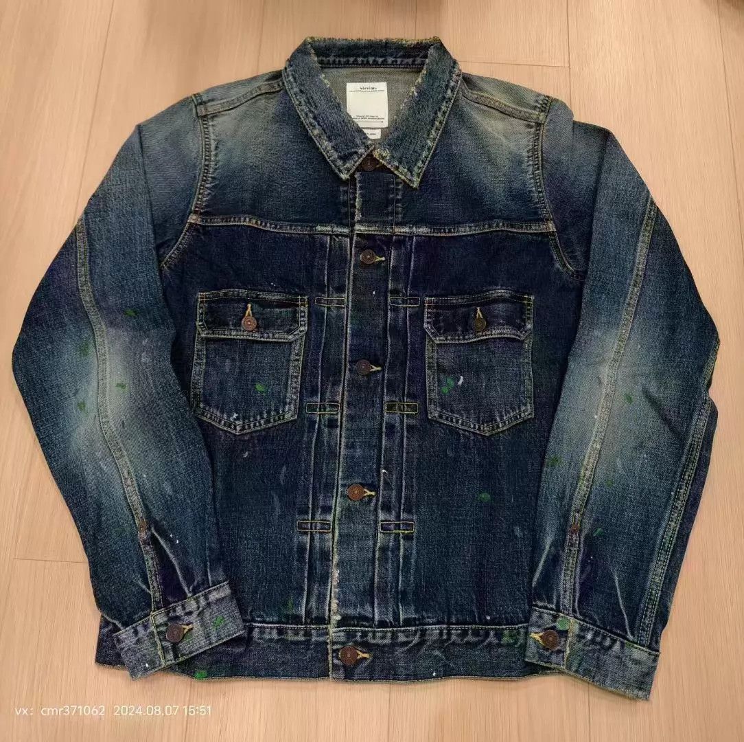 Visvim visvim 19SS 101 JKT DMGD-1002 Mud Splatter Jacket Size US XL / EU 56 / 4 - 1 Thumbnail