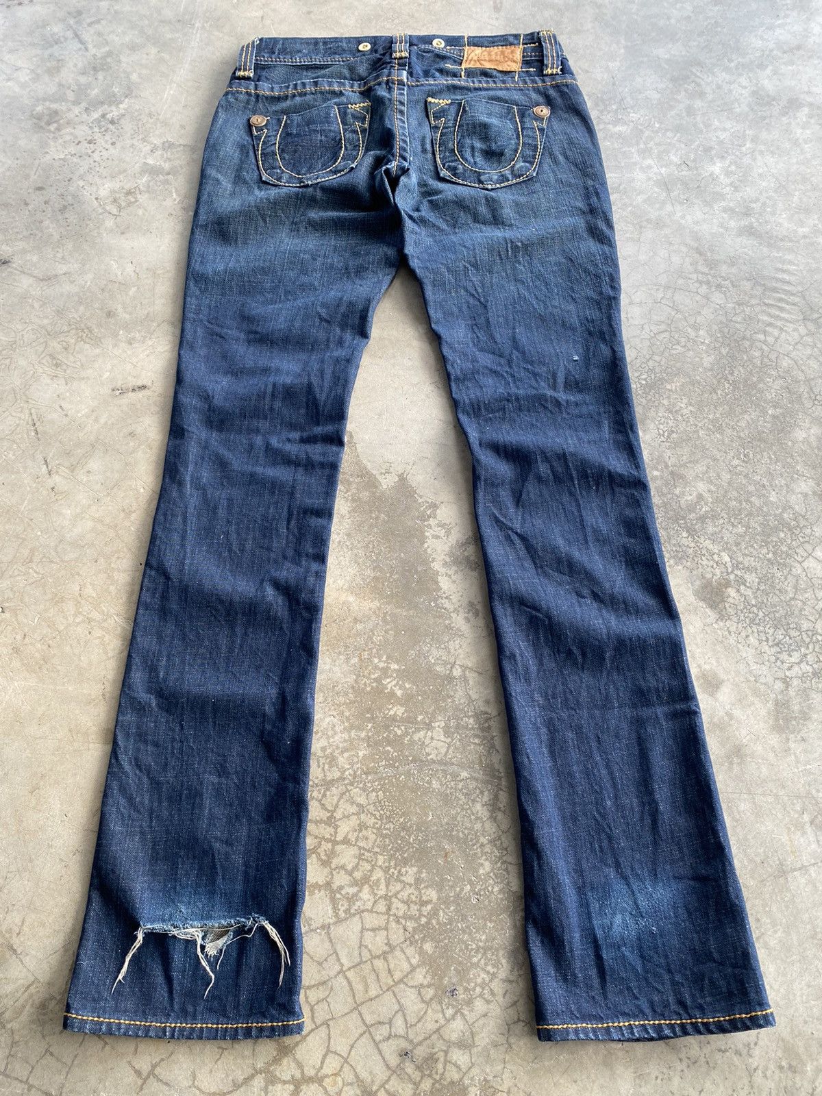 Evisu × Tornado Mart × True Religion Vintage True Religion Low Rise Slim Jeans @119 Size US 31 - 1 Thumbnail