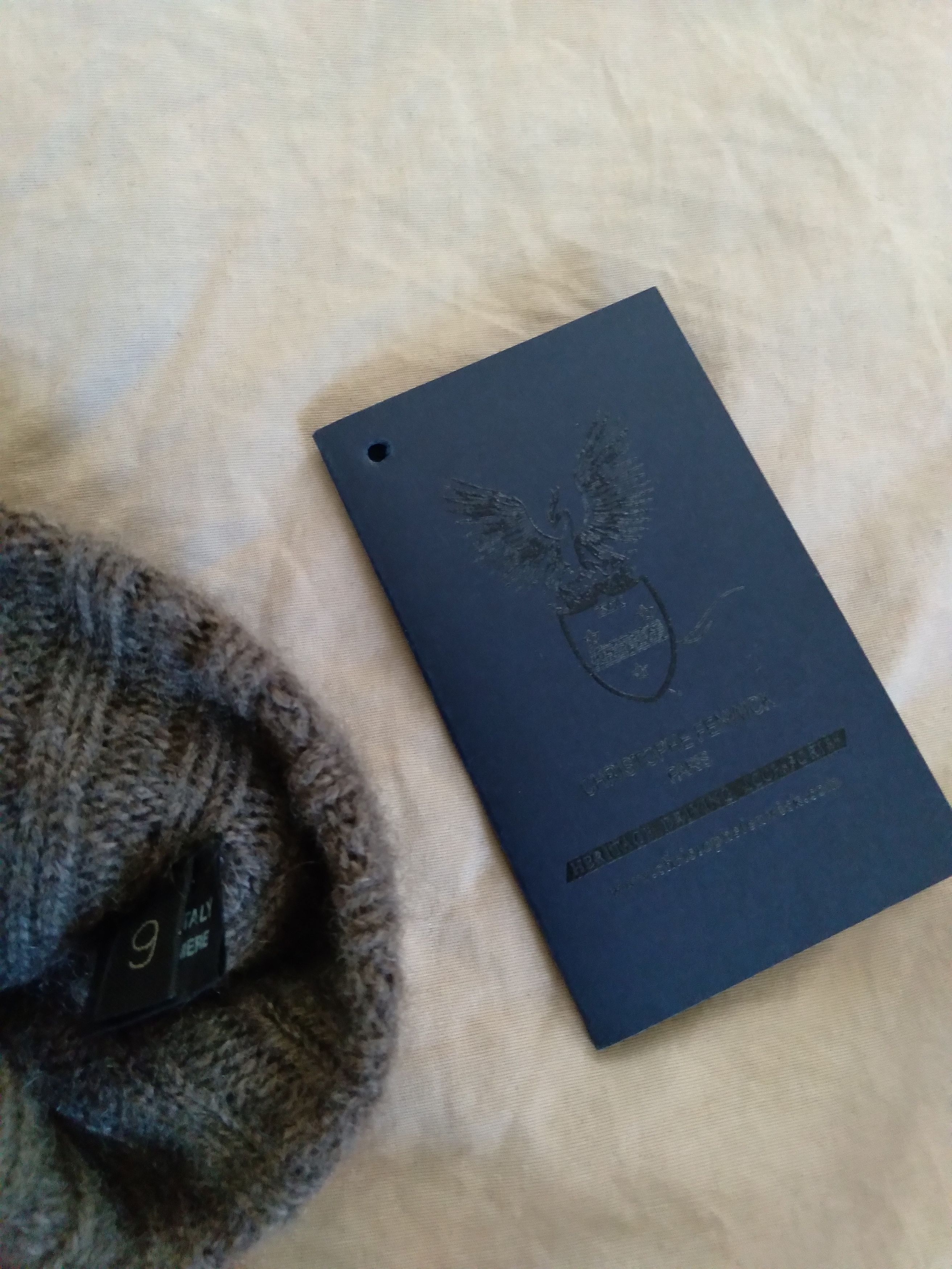 Other Christophe Fenwick Leather Cashmere Gloves Medium 9 Italy Size ONE SIZE - 6 Thumbnail