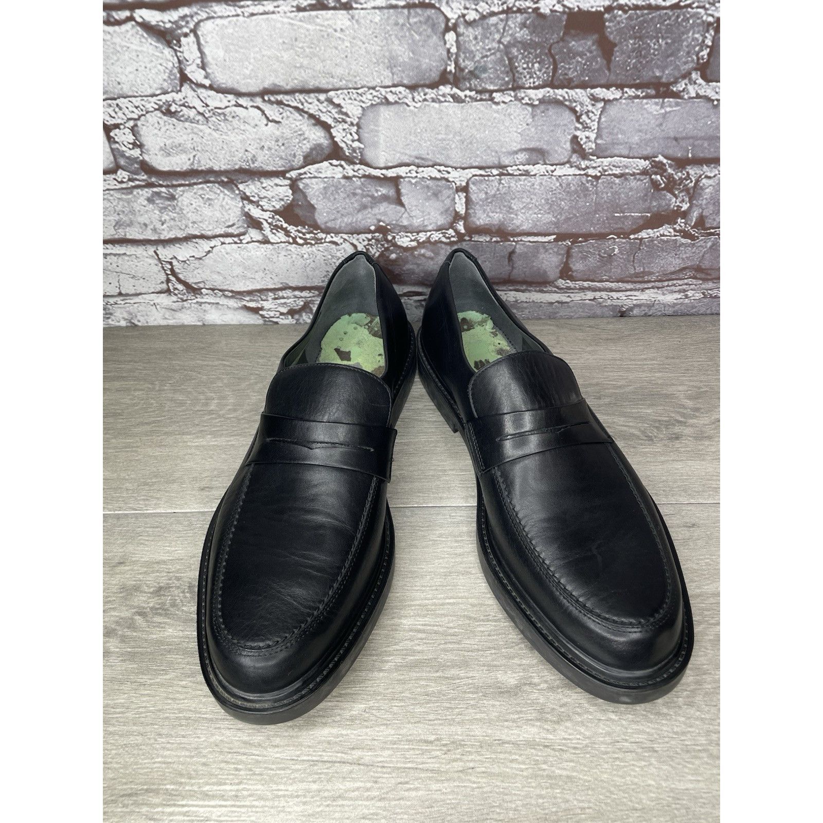 Mephisto Mephisto Black Leather Penny Loafers Slip on Comfort Shoes M Size US 11.5 / EU 44-45 - 15 Thumbnail