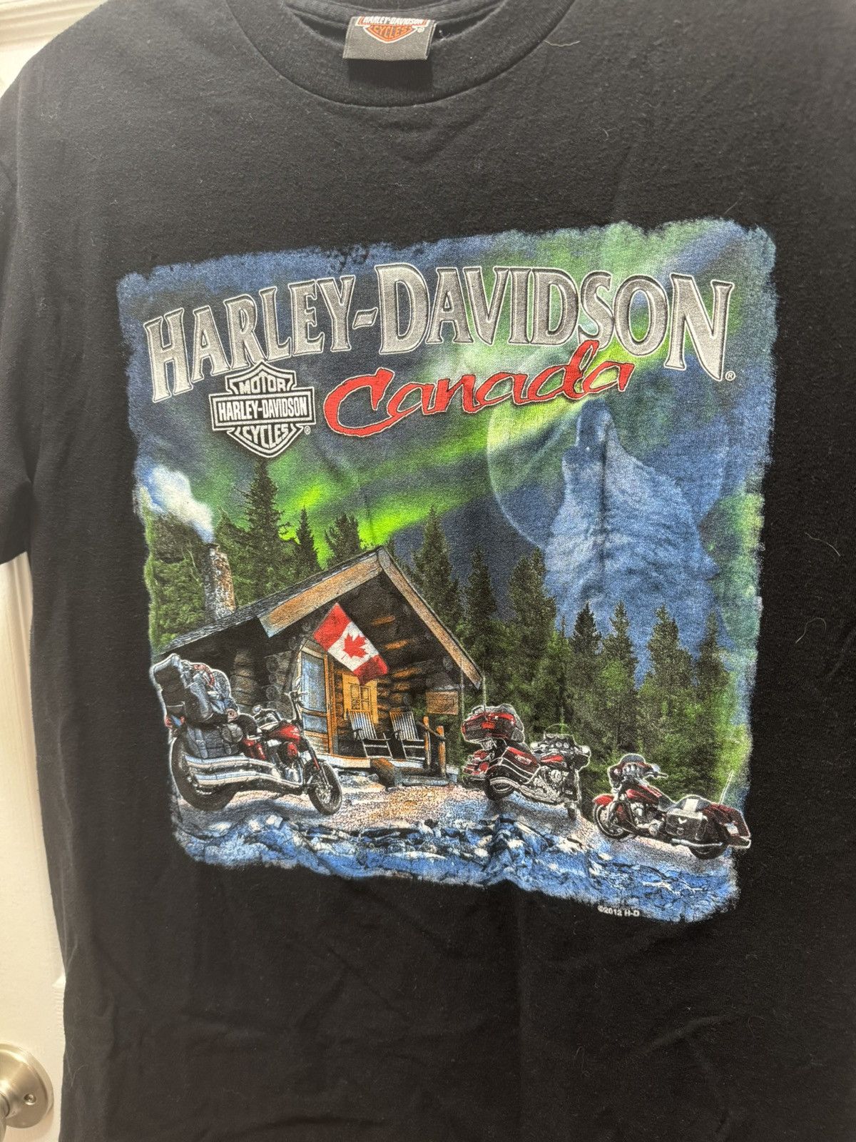 Harley Davidson × Indian Motorcycle × Vintage Harley Davidson Vintage Canada Redline Saskatoon Motorcycle Size US L / EU 52-54 / 3 - 2 Thumbnail