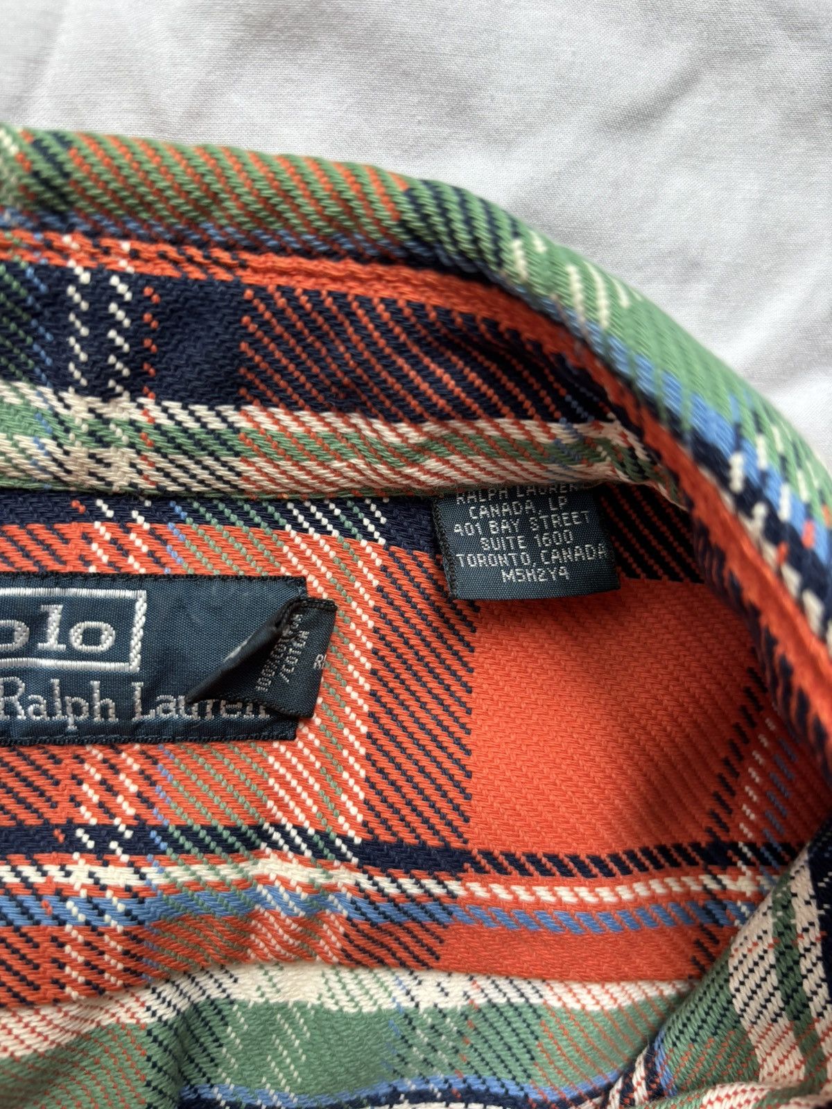 Polo Ralph Lauren Vintage Polo Ralph Lauren Plaid Flannel Button Up Shirt Size US S / EU 44-46 / 1 - 4 Thumbnail