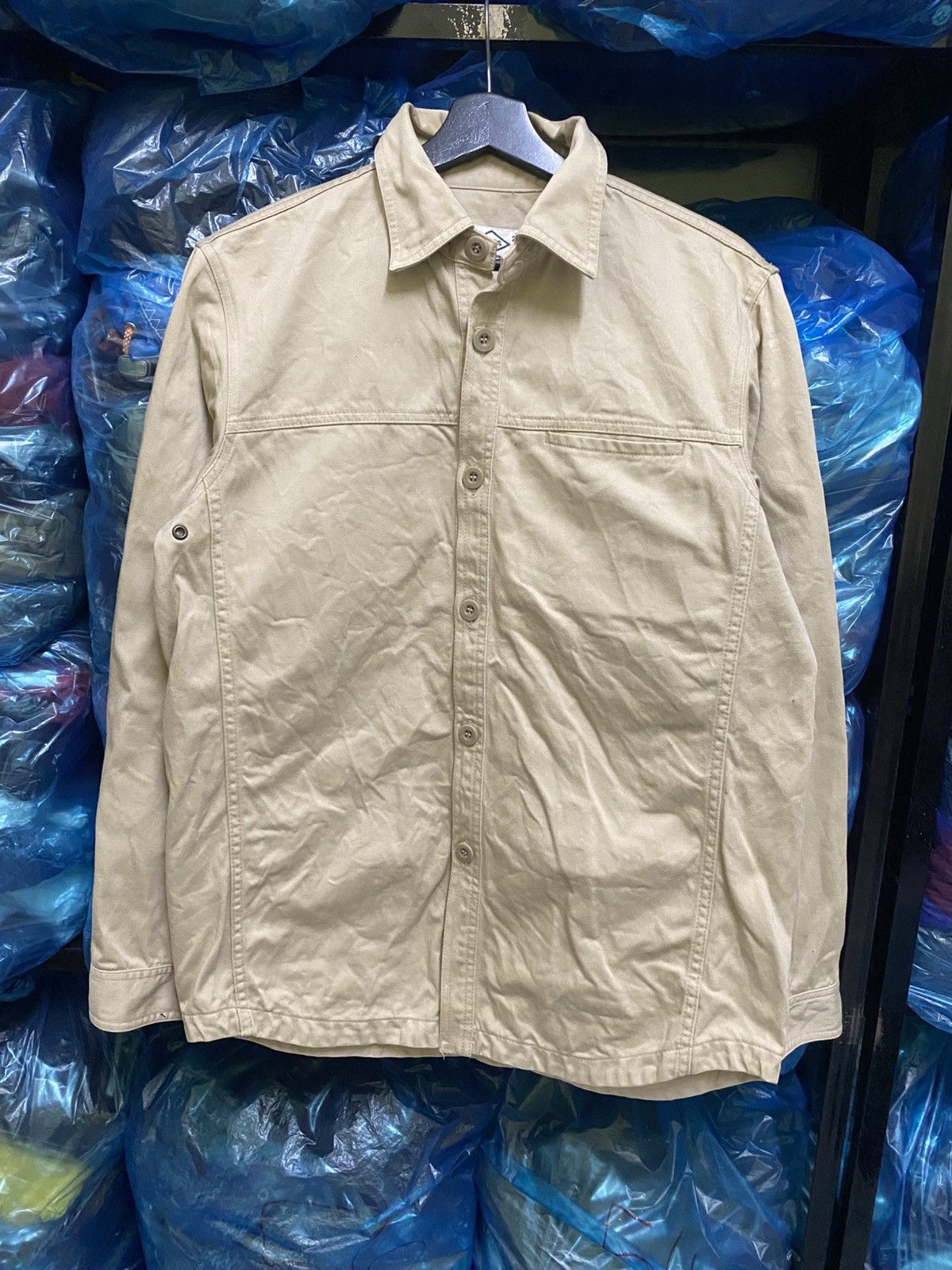VINTAGE SHIPS WORKWEAR BUTTON UP SHIRT