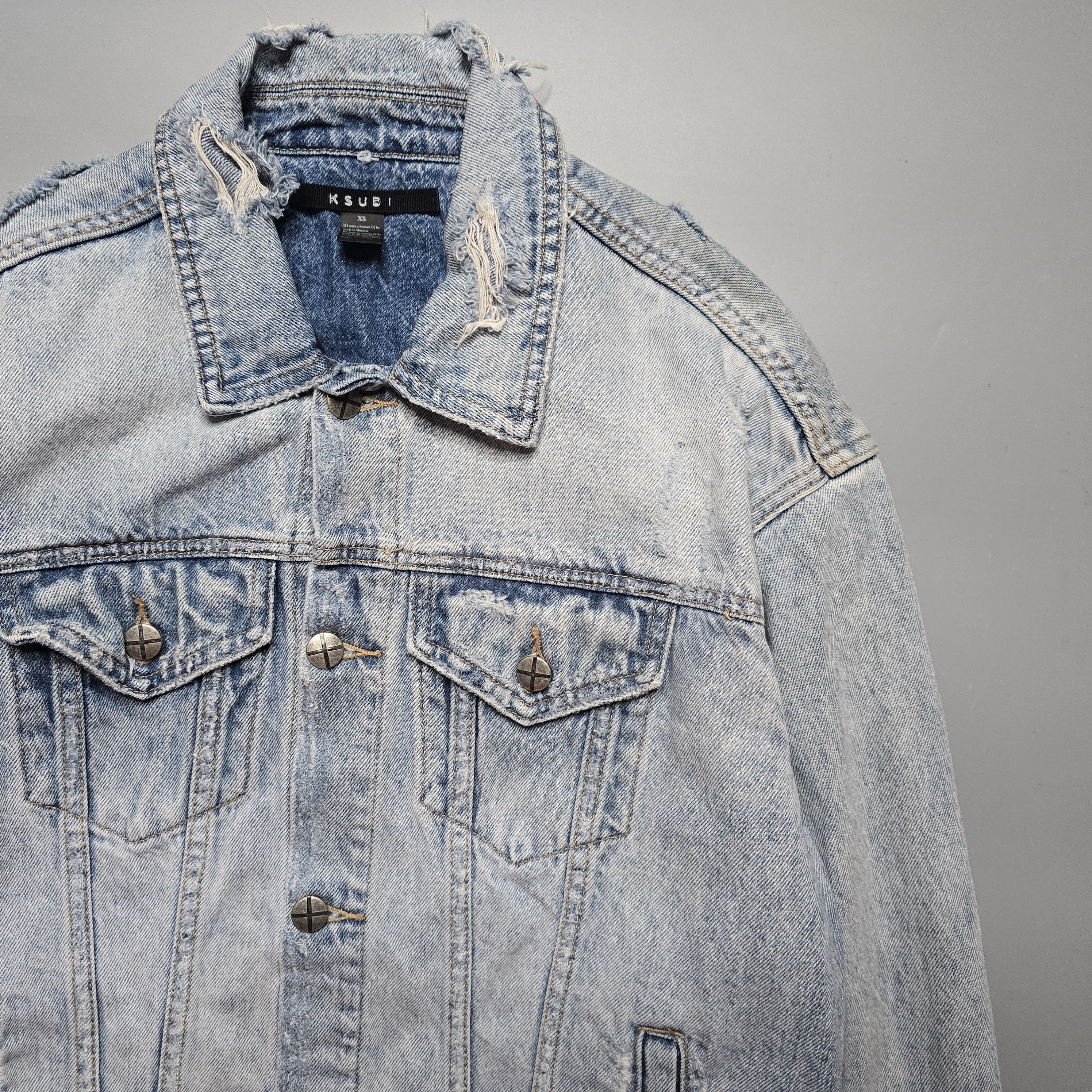 Ksubi Ksubi - Oversized Denim Jacket - Chillz Size US XS / EU 42 / 0 - 3 Thumbnail