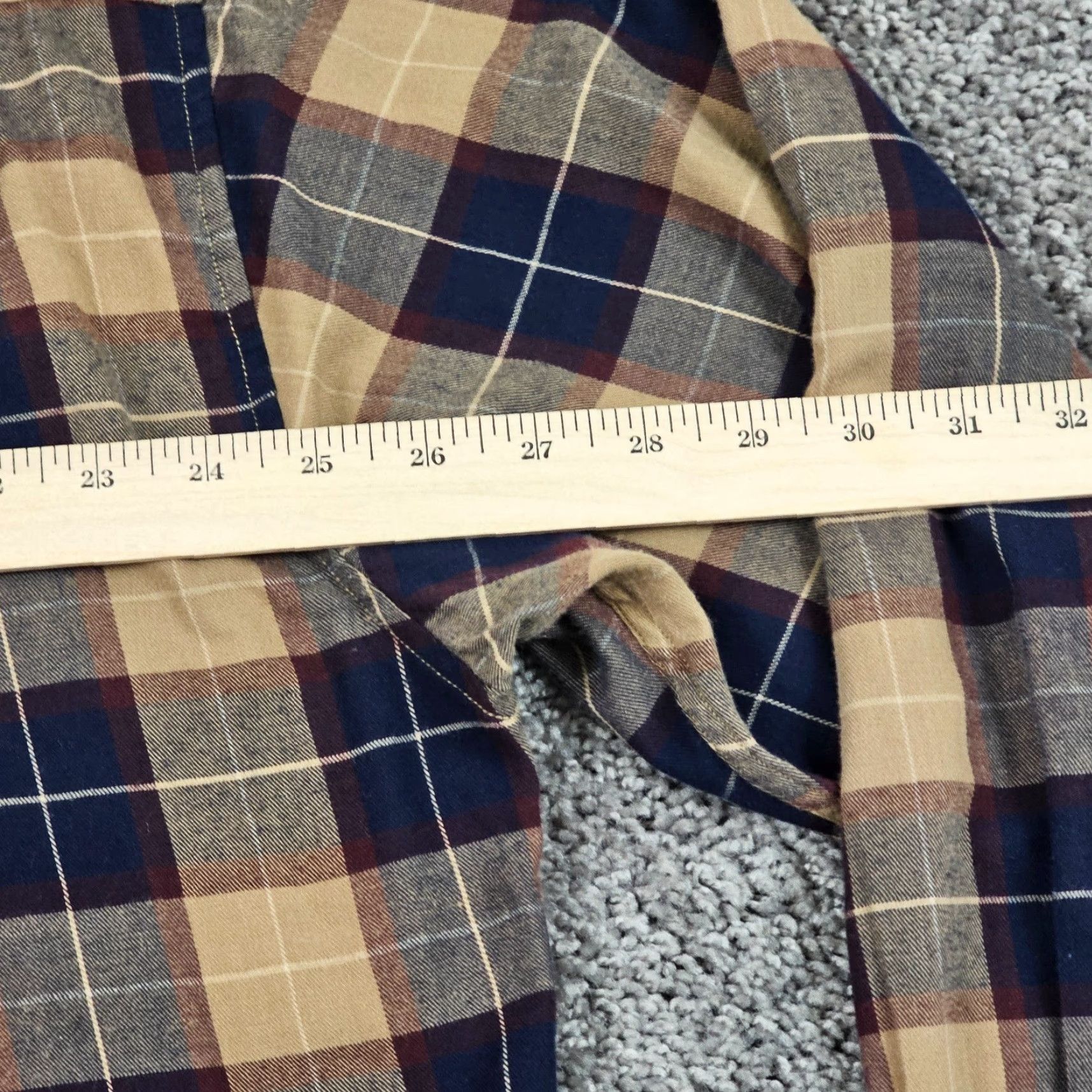 Vintage BD Baggies Shirt Mens XL Blue Plaid Twill Button-Down Pocket Breathable Casual Long Sleeve Size US XL / EU 56 / 4 - 7 Thumbnail