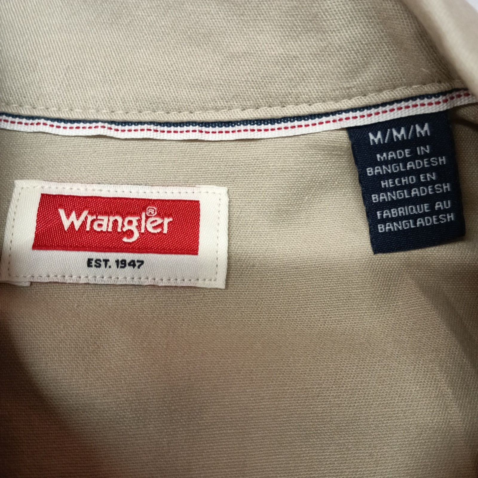 Wrangler Wrangler Jacket Overshirt Outdoor Shacket Size M Beige NWT Size US M / EU 48-50 / 2 - 5 Thumbnail