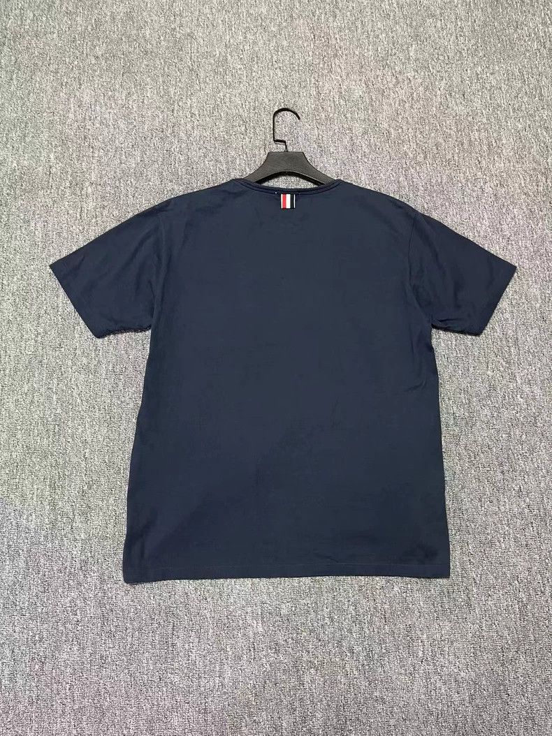 Thom Browne Thom Browne Blue and grey round collar Size US L / EU 52-54 / 3 - 2 Thumbnail
