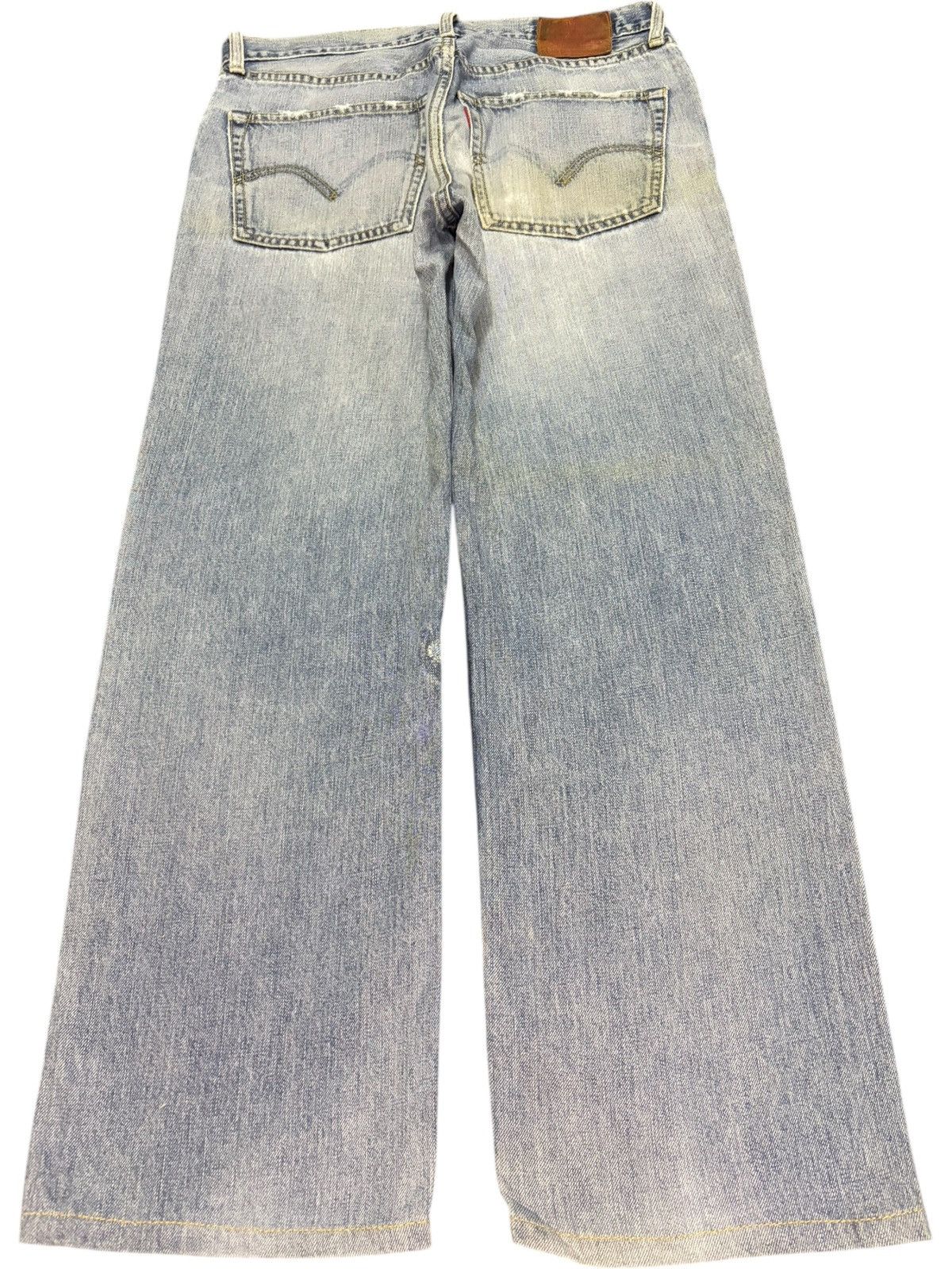 Levi's Vintage 90s Levis 502 Faded Wash Distressed Jeans Size US 30 / EU 46 - 2 Thumbnail