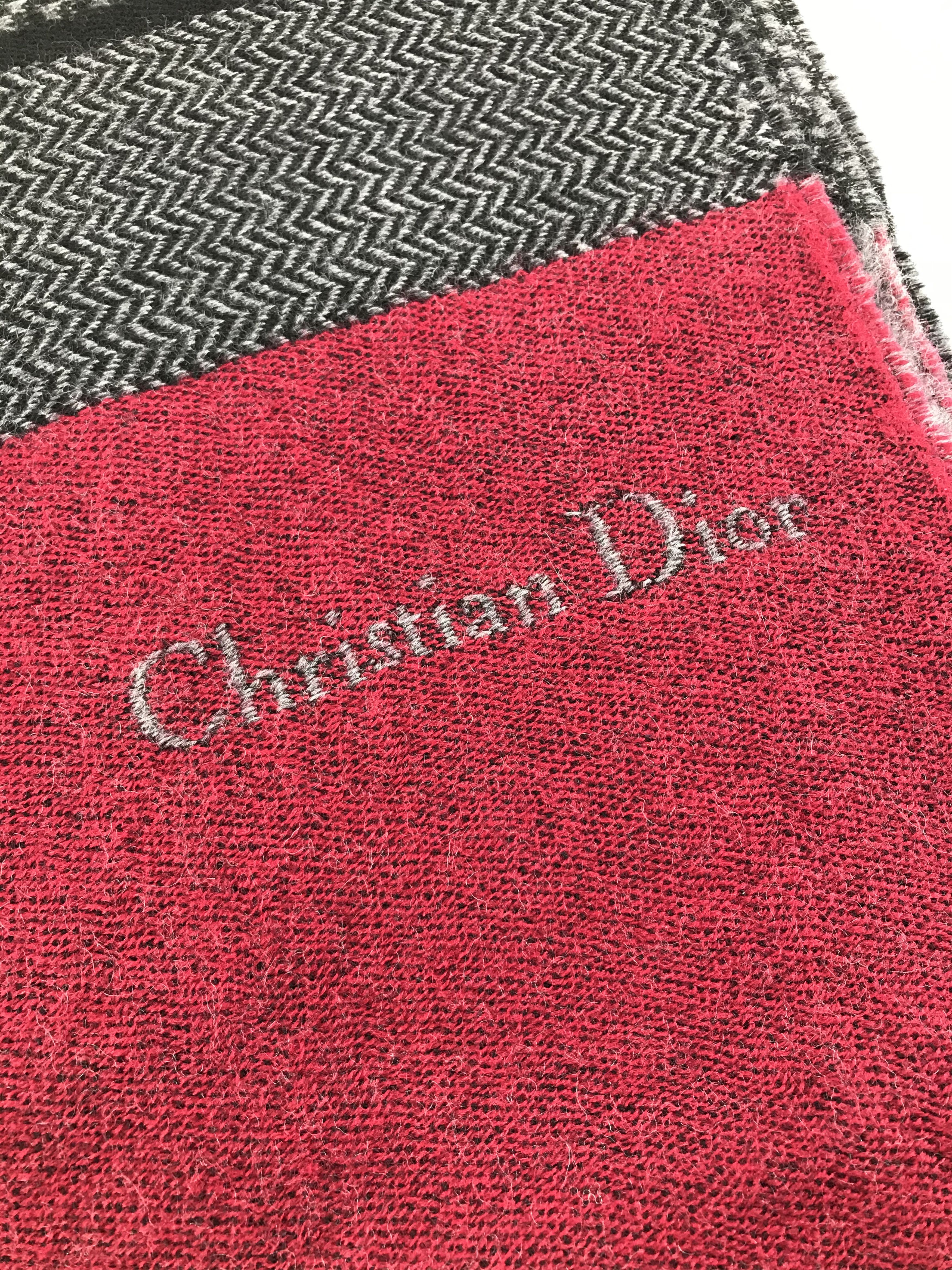 Vintage Christian Dior Monsieur Scarf / Muffler / Neckwear - WW2878 Size ONE SIZE - 4 Thumbnail