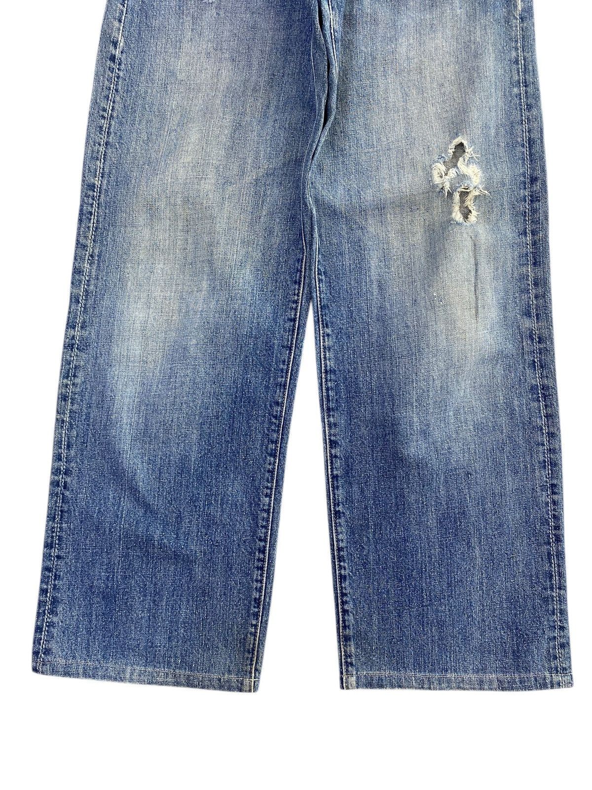 Other Flash Report Faded Wash Ripped Style Baggy Jeans Size US 30 / EU 46 - 9 Thumbnail
