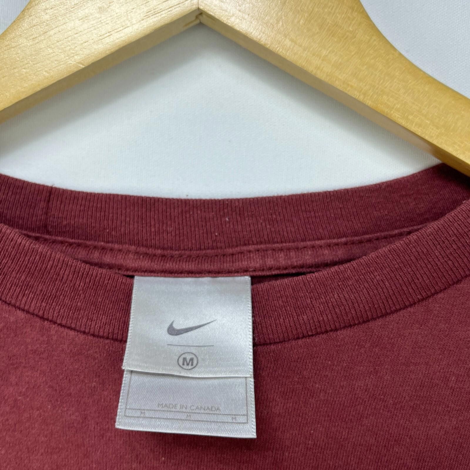 Nike Vintage Y2K Nike Mini Swoosh Long Sleeve Shirt Medium Size US M / EU 48-50 / 2 - 4 Thumbnail