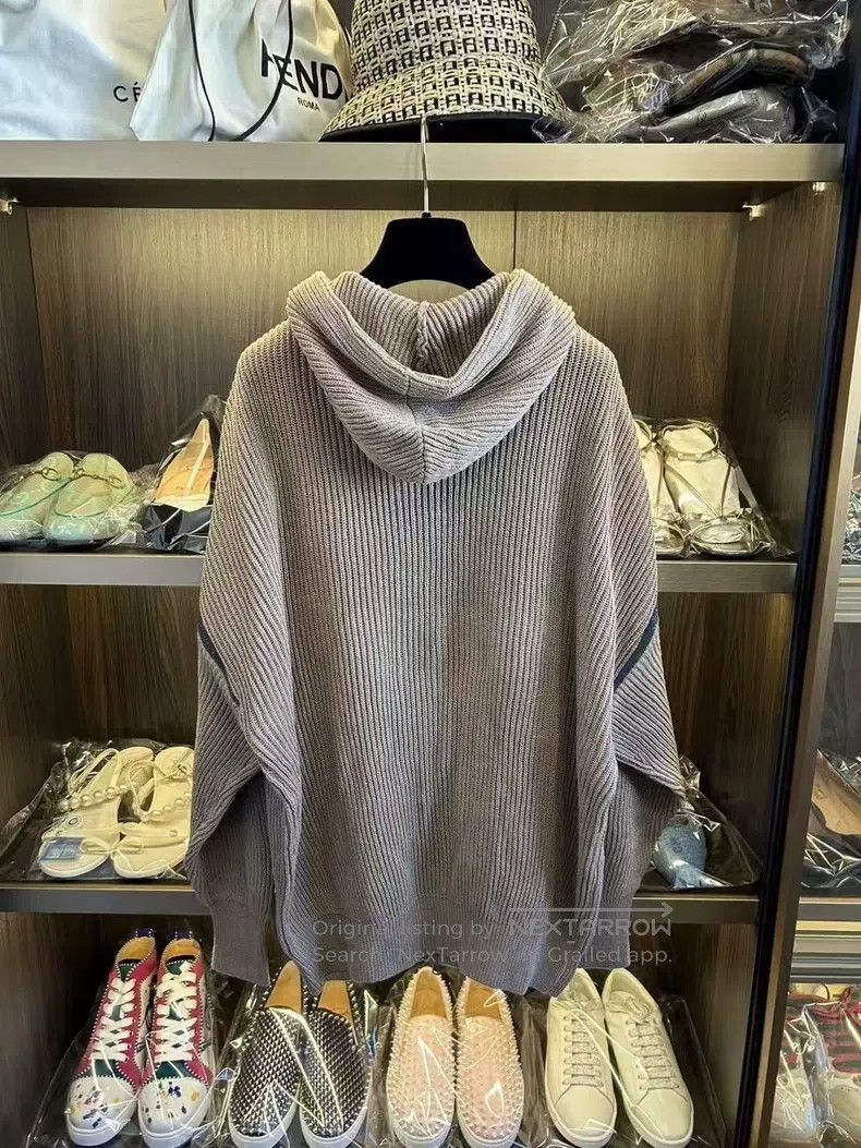 Brunello Cucinelli Brunello Cucinelli Coat, classic monilli beaded Size L / US 10 / IT 46 - 2 Thumbnail