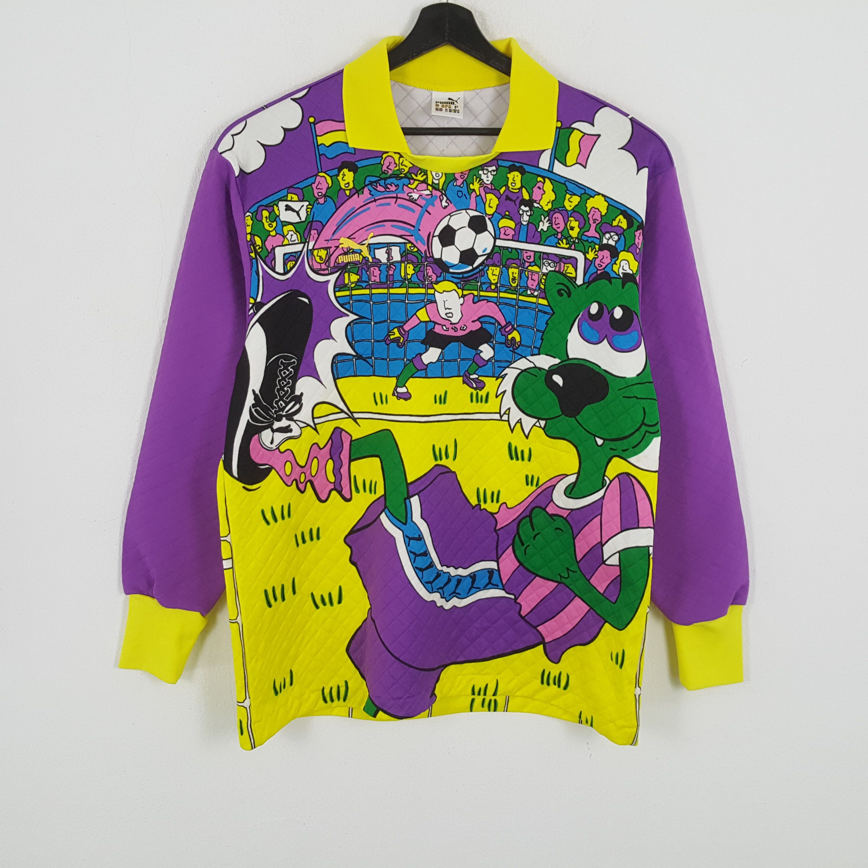 Puma × Vintage PUMA Sportswear Style Nice Design Sweatshirt Size US L / EU 52-54 / 3 - 1 Thumbnail