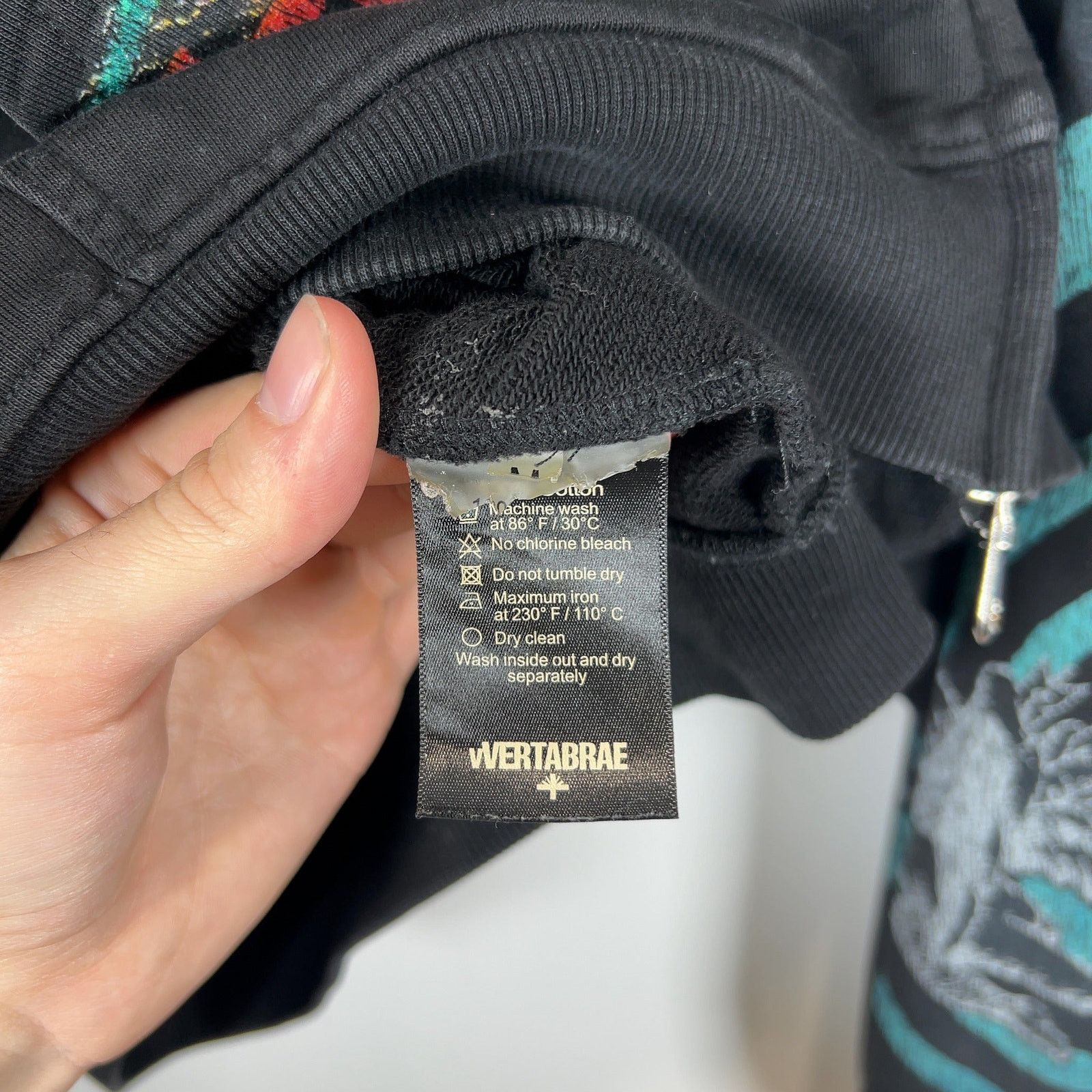 Vertabrae Vertabrae Montage Black Zip Up Hoodie Size US L / EU 52-54 / 3 - 9 Thumbnail