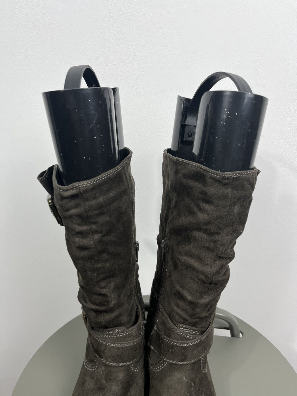 Other Graceland Women Brown Biker Mid Calf Boots Buckle Zip EU 38 Size US 7 / IT 37 - 4 Thumbnail