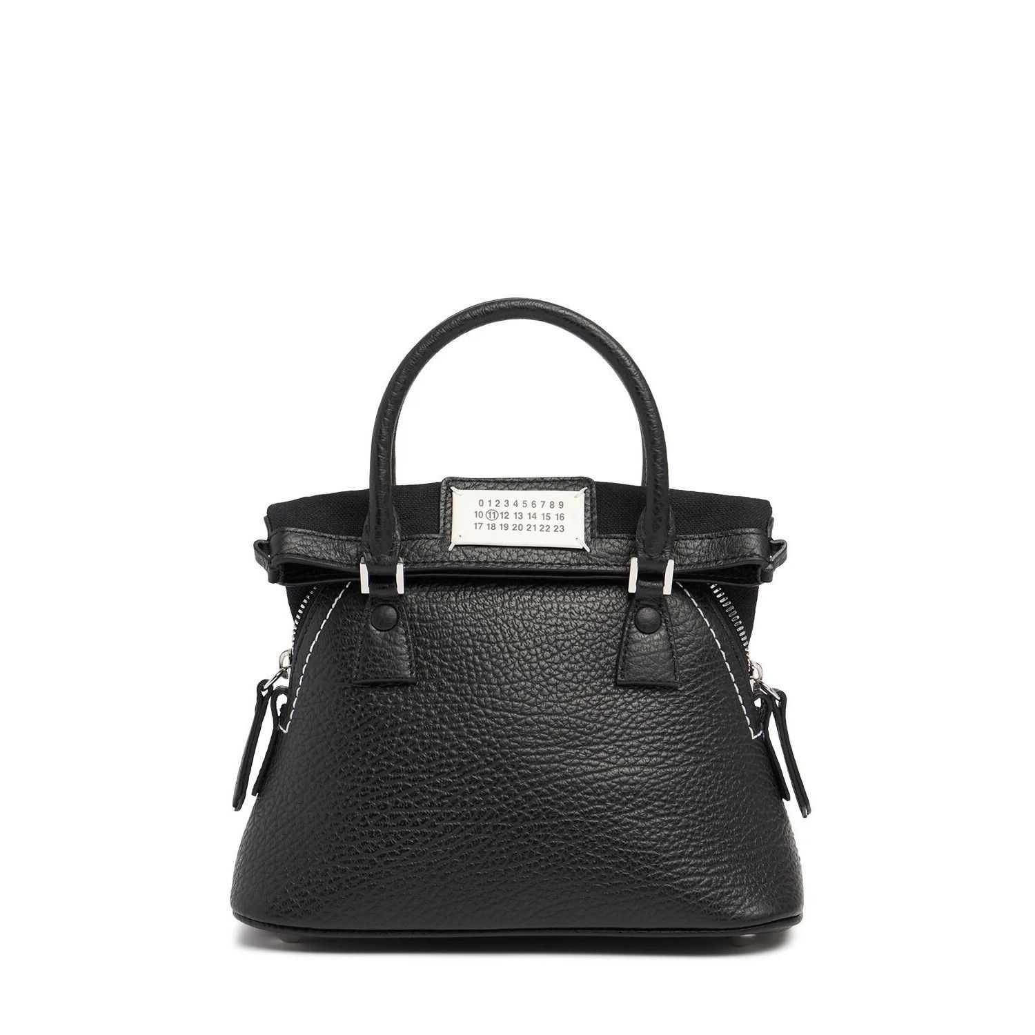 MAISON MARGIELA 5AC Classique Micro Black Leather Top Handle