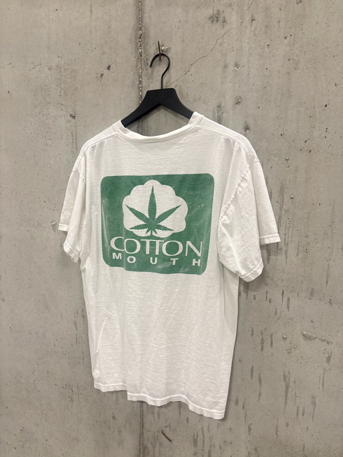 Vintage Vintage Cotton Mouth Weed Shirt Faded Thrashed Grunge Band Size US XL / EU 56 / 4 - 3 Thumbnail