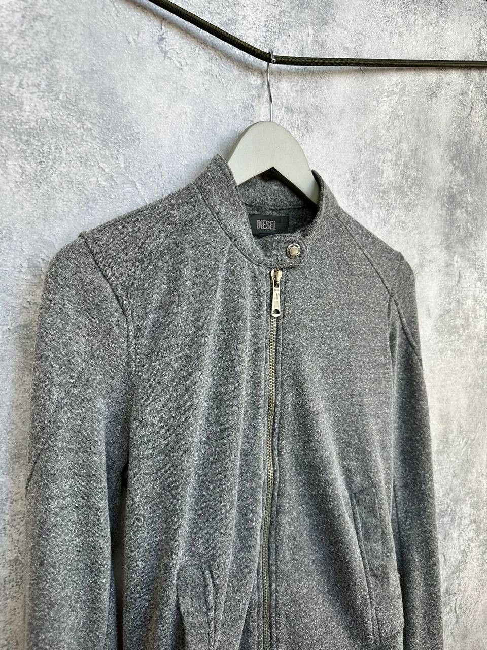 Diesel Diesel Wool Blend Avant-Garde Zip Jacket Cinch Straps Slim Size S / US 4 / IT 40 - 3 Thumbnail