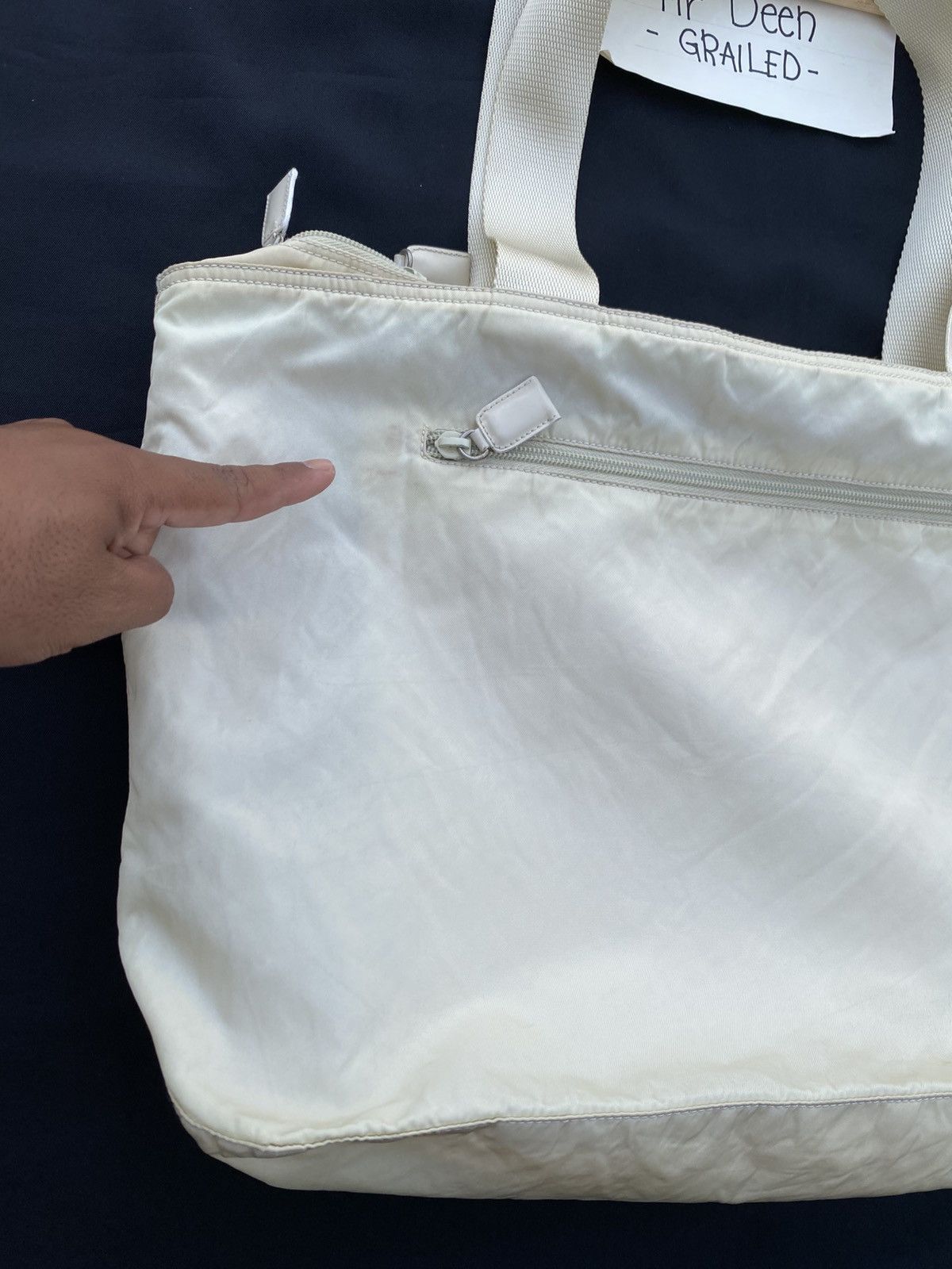 Prada Rare Vintage PRADA Nylon Tote Bag Size ONE SIZE - 25 Thumbnail