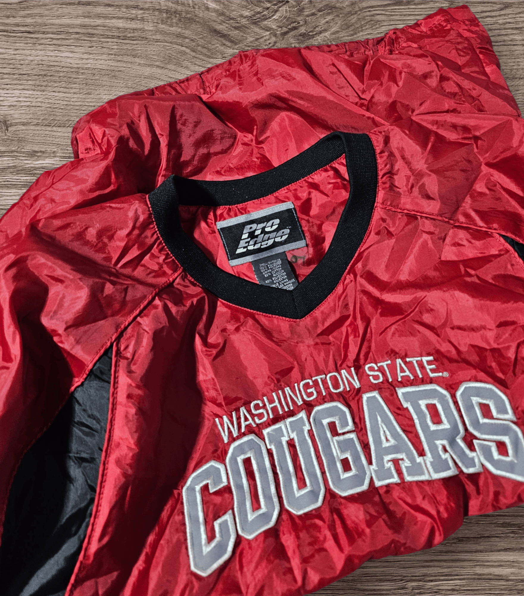 Pro Edge Washington State Cougars Jacket 90s Pro Edge WSU XL Bomber Size US XL / EU 56 / 4 - 6 Thumbnail